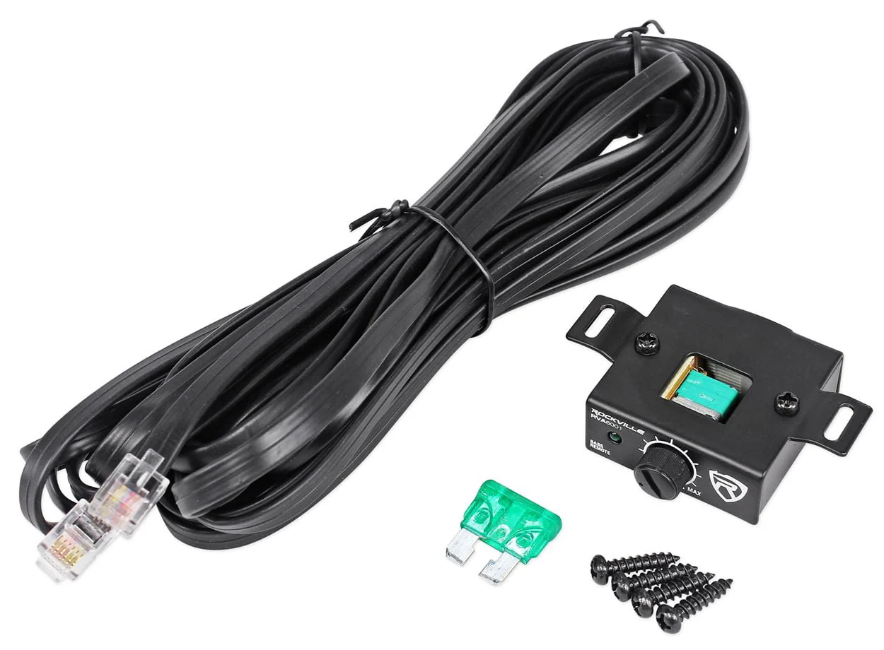 RV8 2A 800 Watt Dual 8" Car Subwoofer Enclosure+Mono Amplifier+Amp Kit Image 7