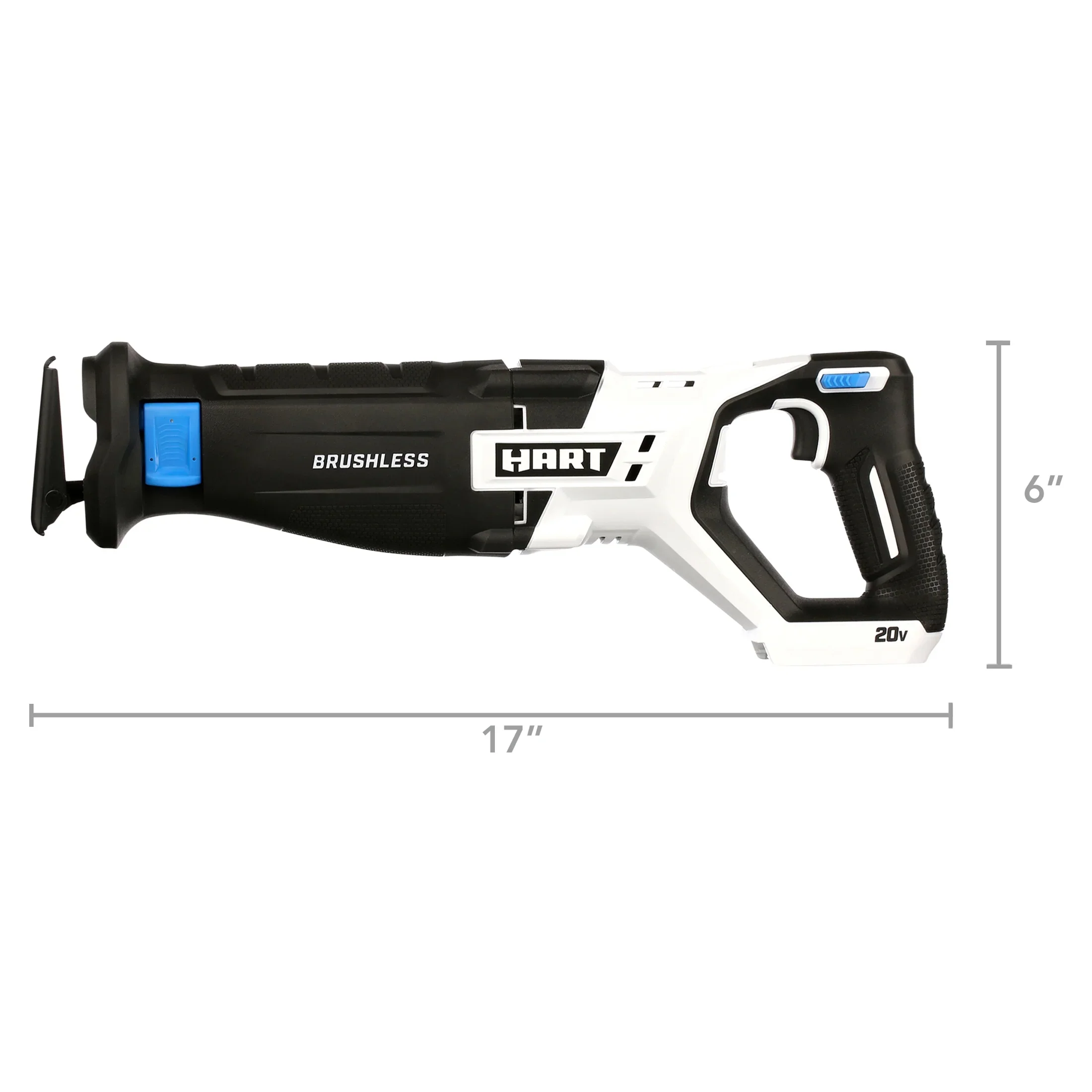 HART 20-Volt Battery-Powered Brushless Reciprocating Saw (Battery Not Included)