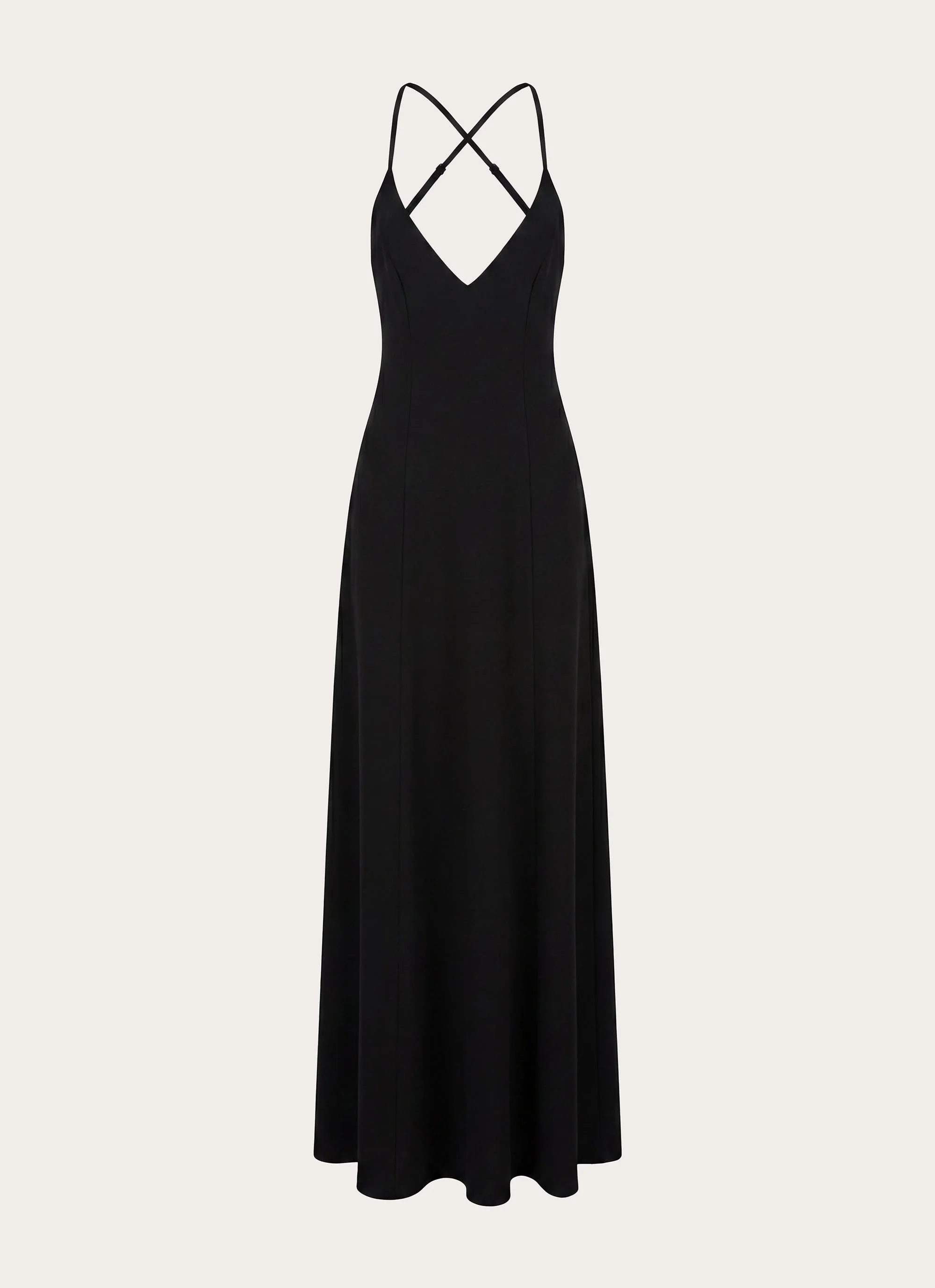 Russian Roulette Maxi Dress - Black