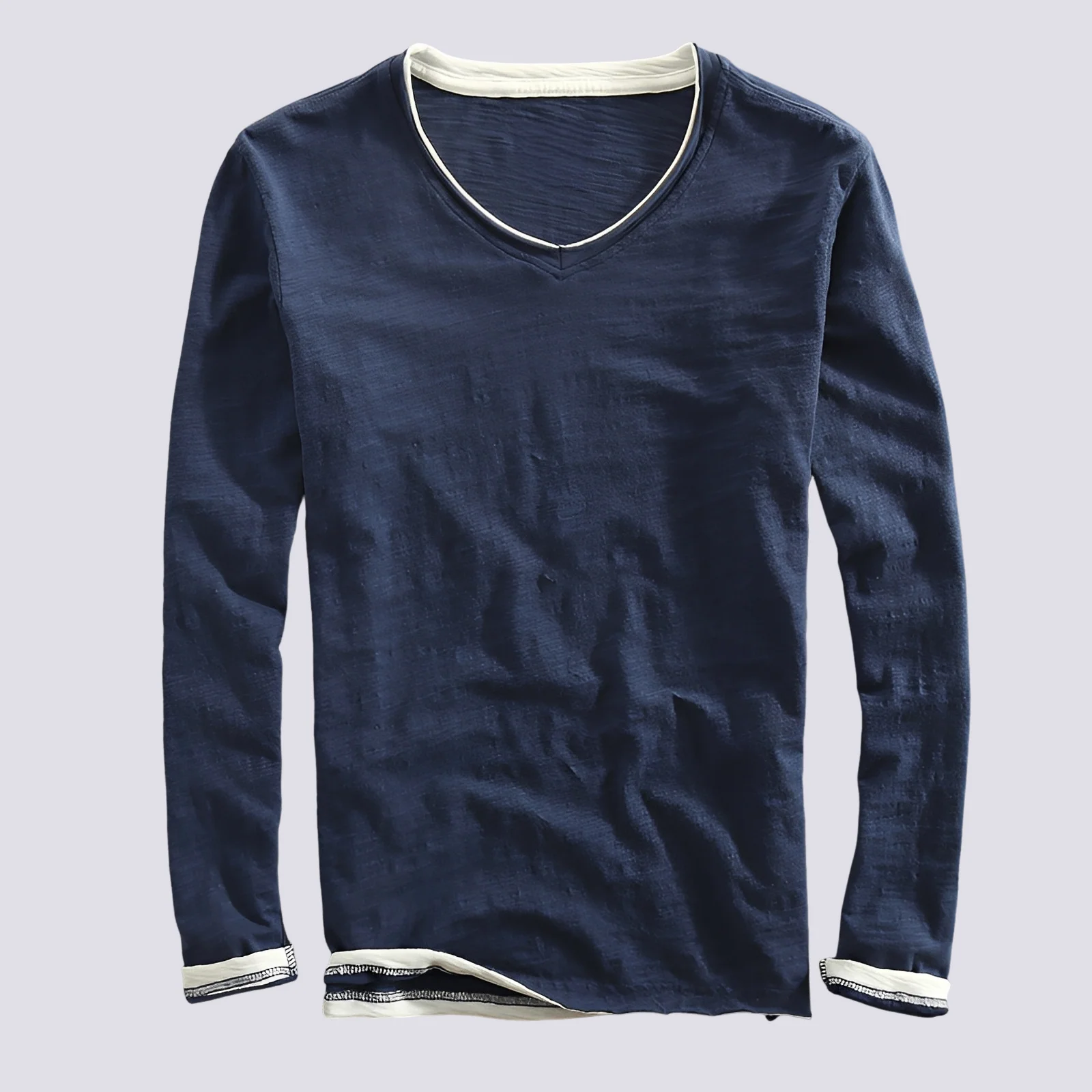 Jack - Chemise élégante à manches longues et usée