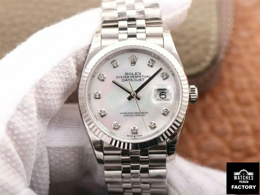 Rolex Datejust M126234-0019 EW Factory Diamond-Set Bezel