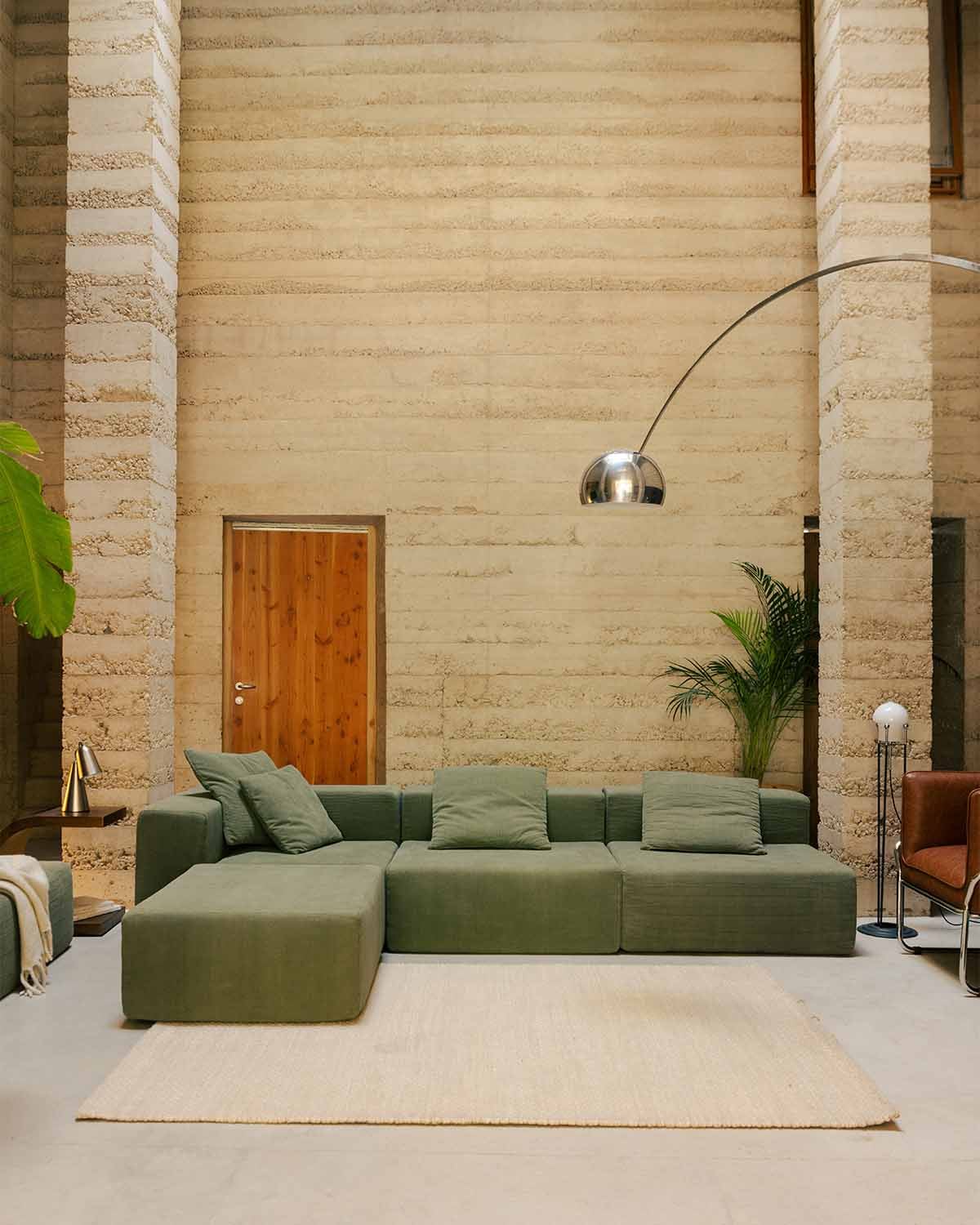 Grecia - Sillón Esquinero Izquierdo de Pana Envasado al Vacío Grecia