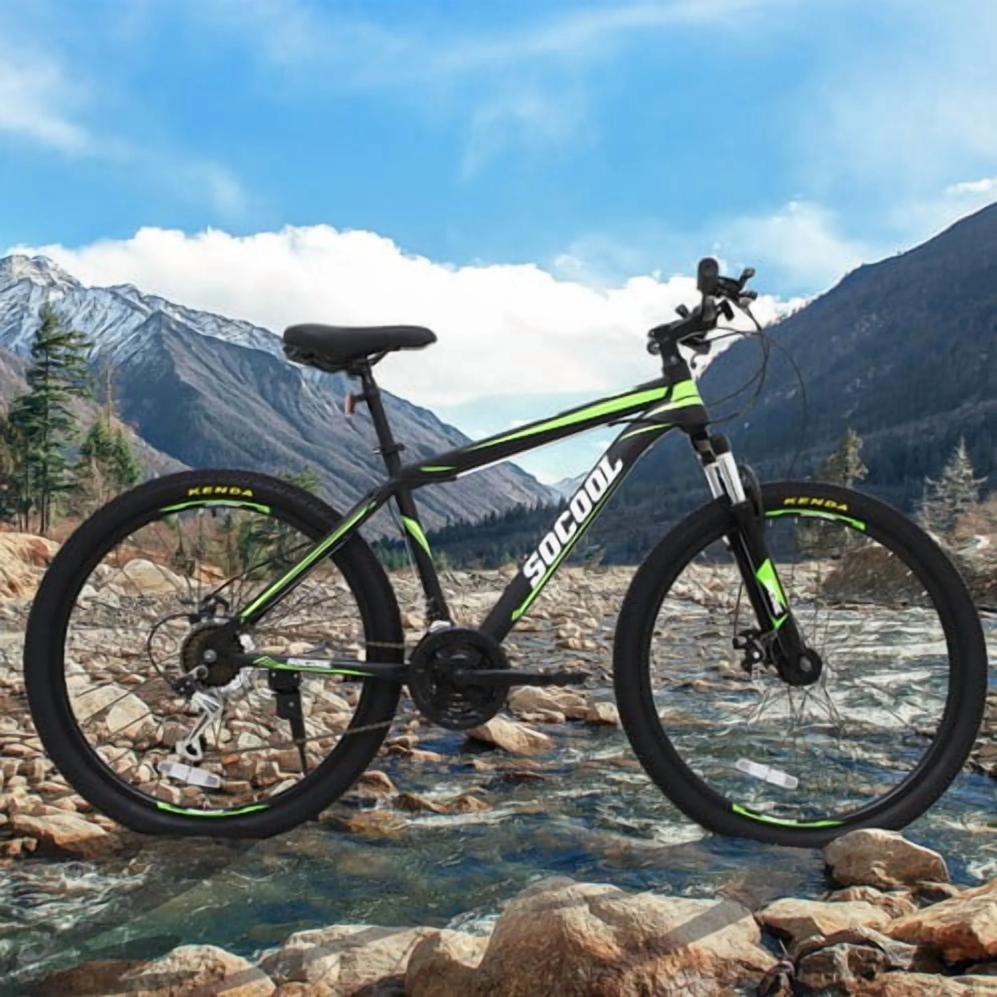 26 Suspension Mountain Bike Shimano 21 Speed Men's Bikes Bicycle MTB -US