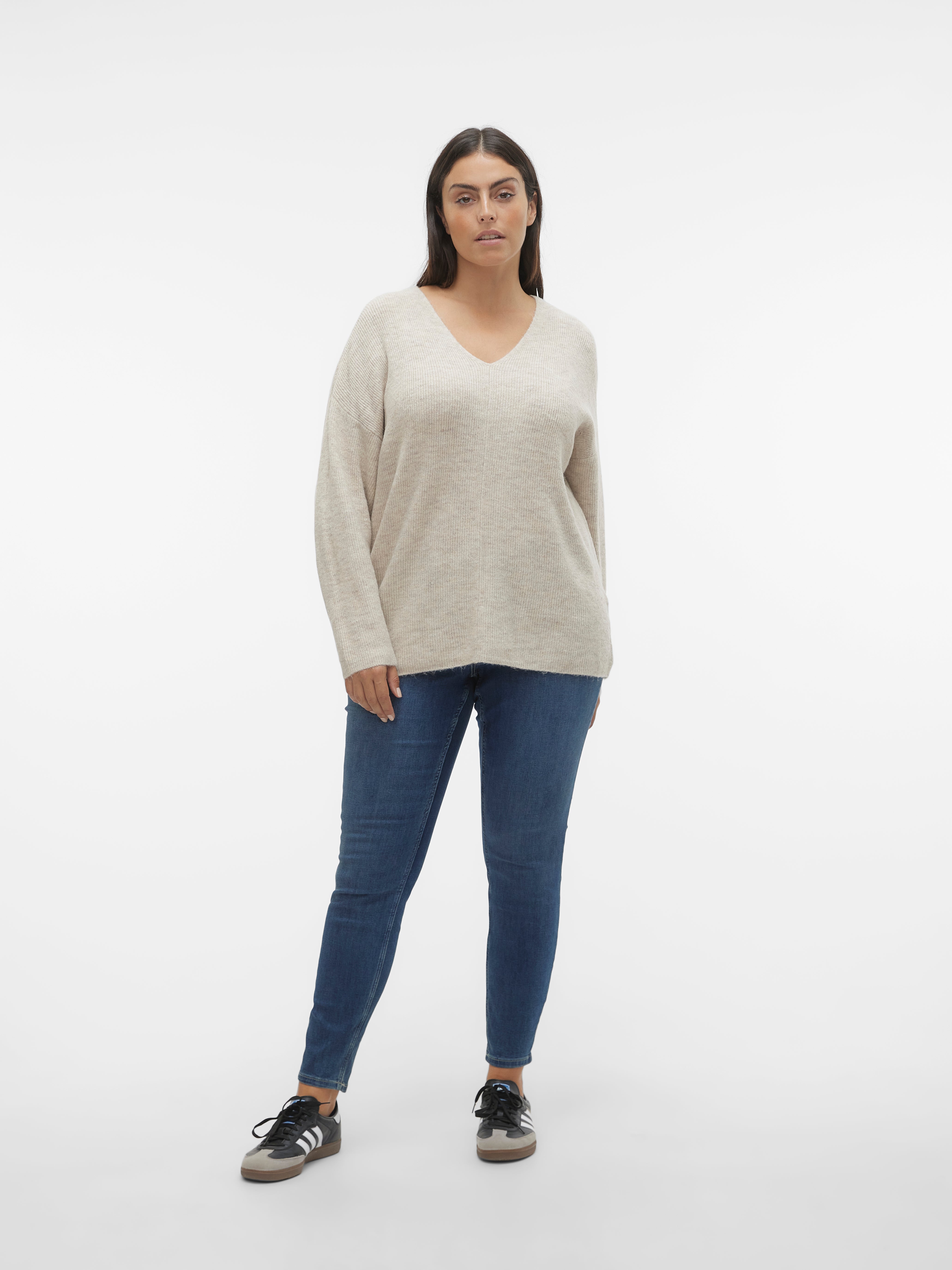 VERO MODA® VMCREWLEFILE Knitted pullover