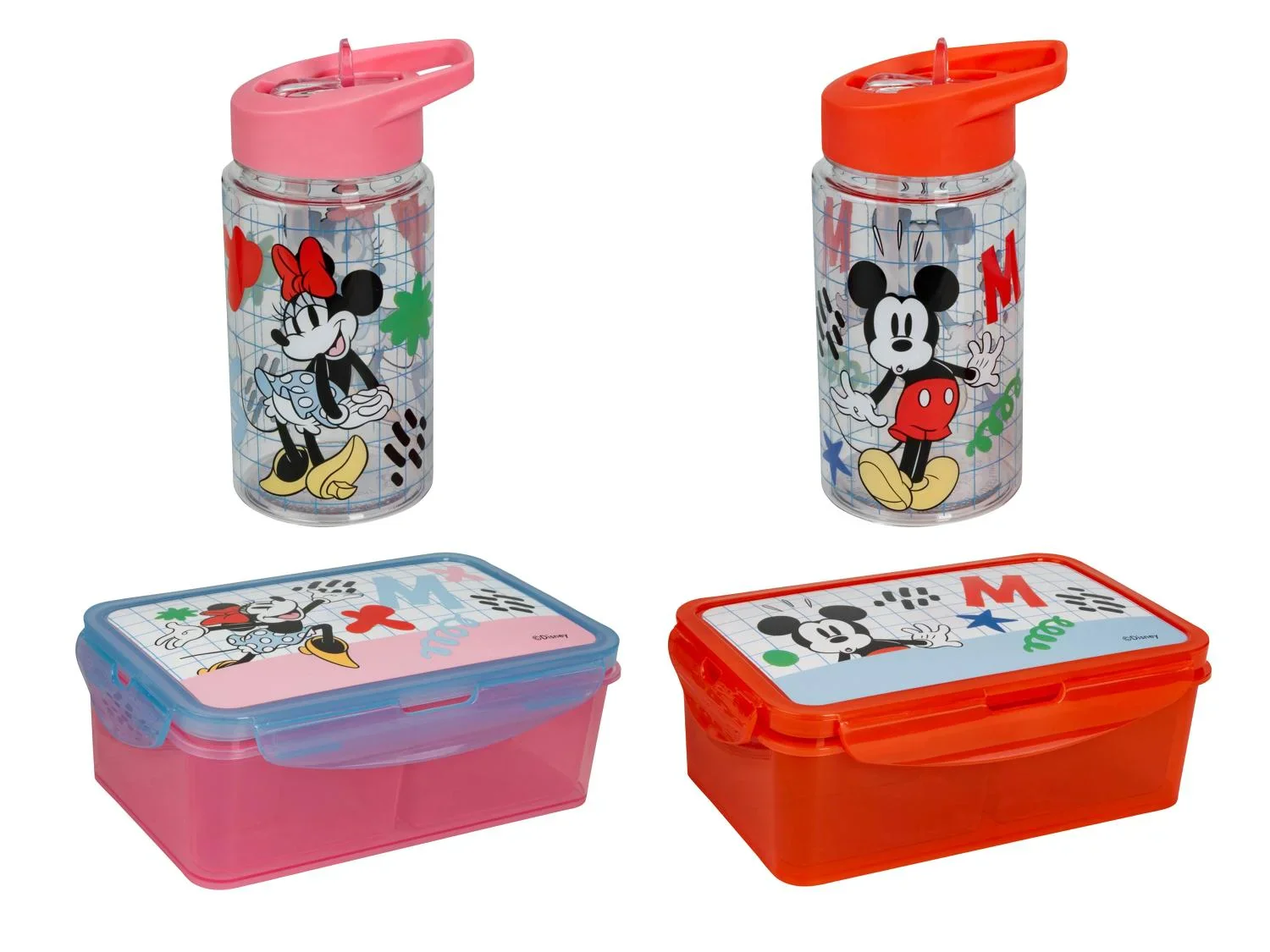 Lizenz Gourde ou Bote  repas Minnie & Mickey