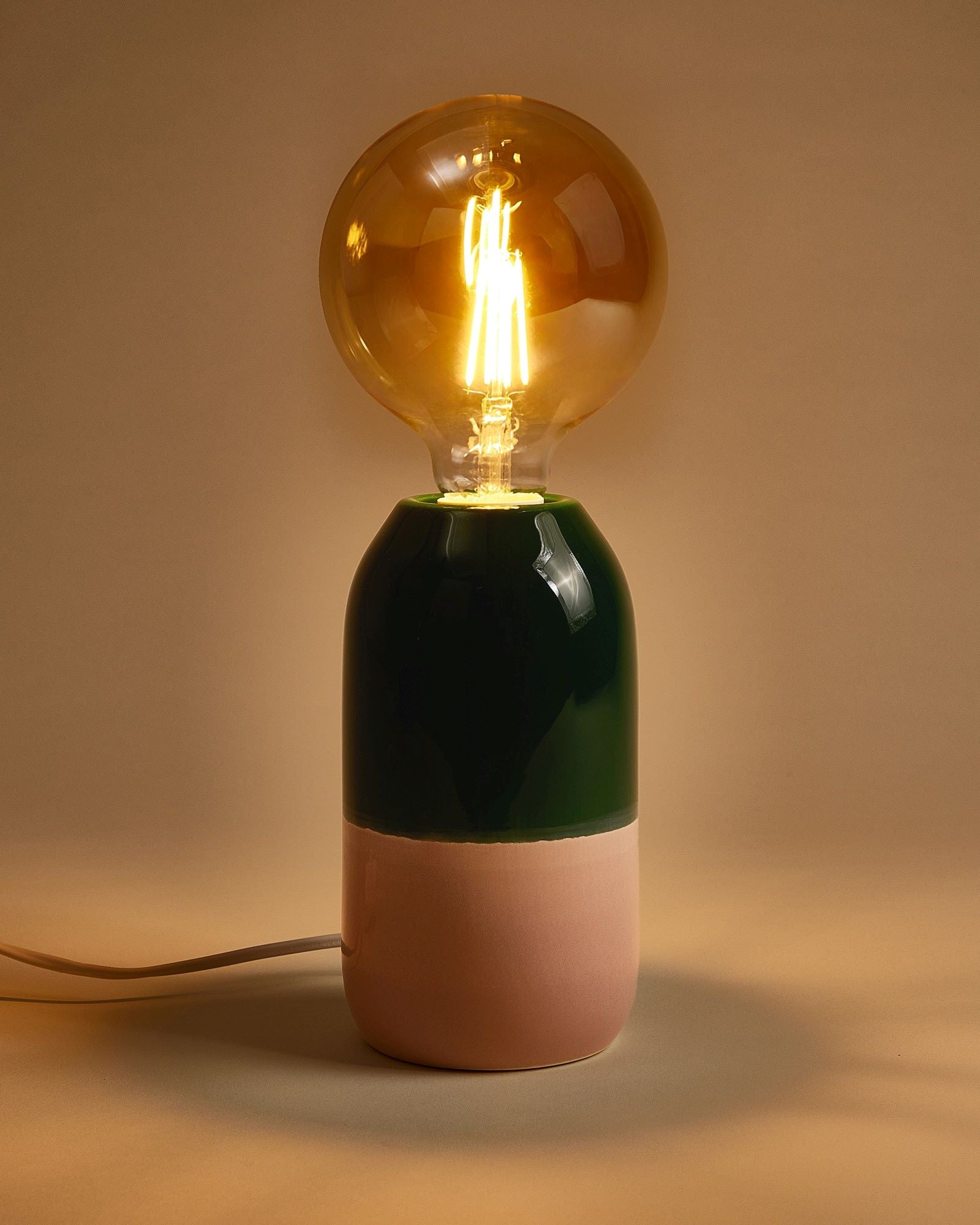 FAROL LAMP DARK GREEN PINK