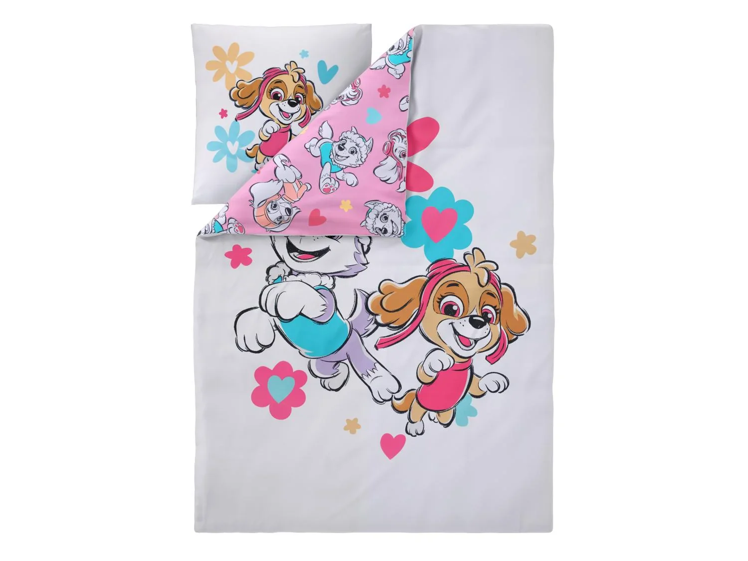 Parure de lit double face enfant La Pat'Patrouille, 140 x 200 cm