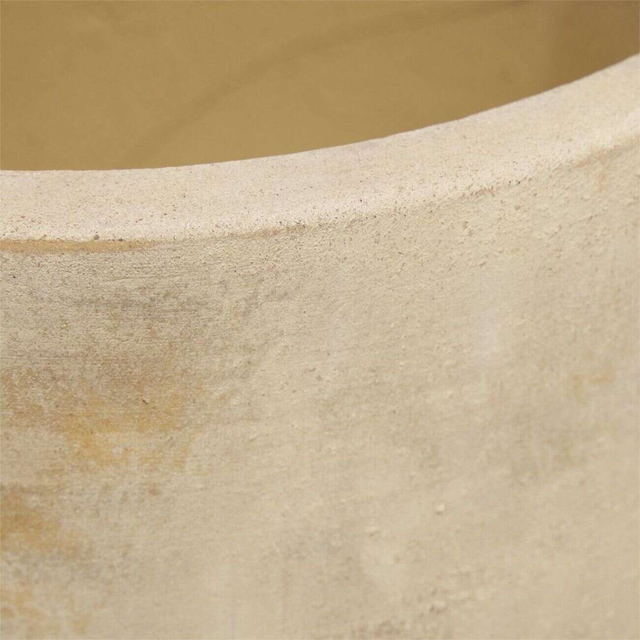 Pot en terre cuite gris foncé Ø28xH25cm