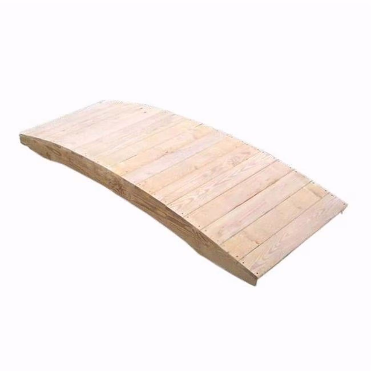 6 ft. Treated Pine Fiore Plank Garden Bridge