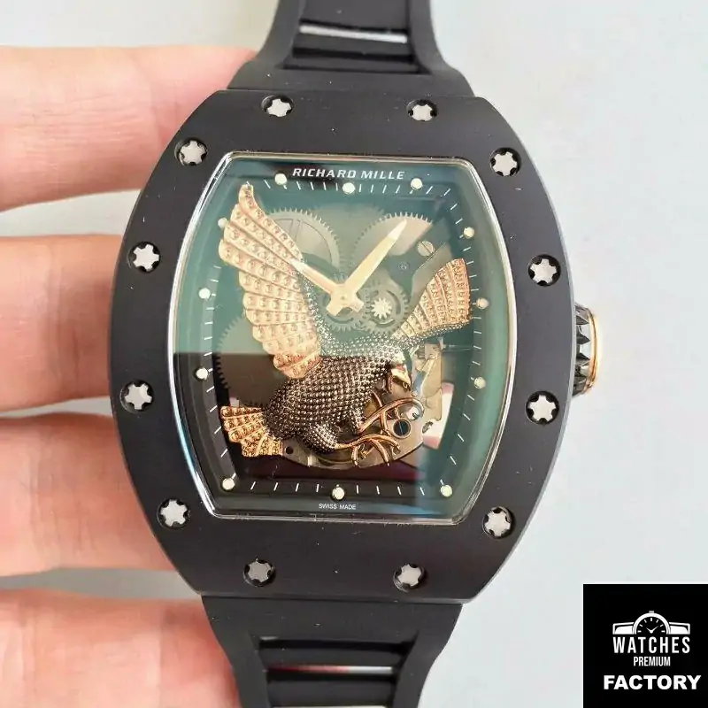 Richard Mille RM023 Rose Gold Eagle Skeleton Dial