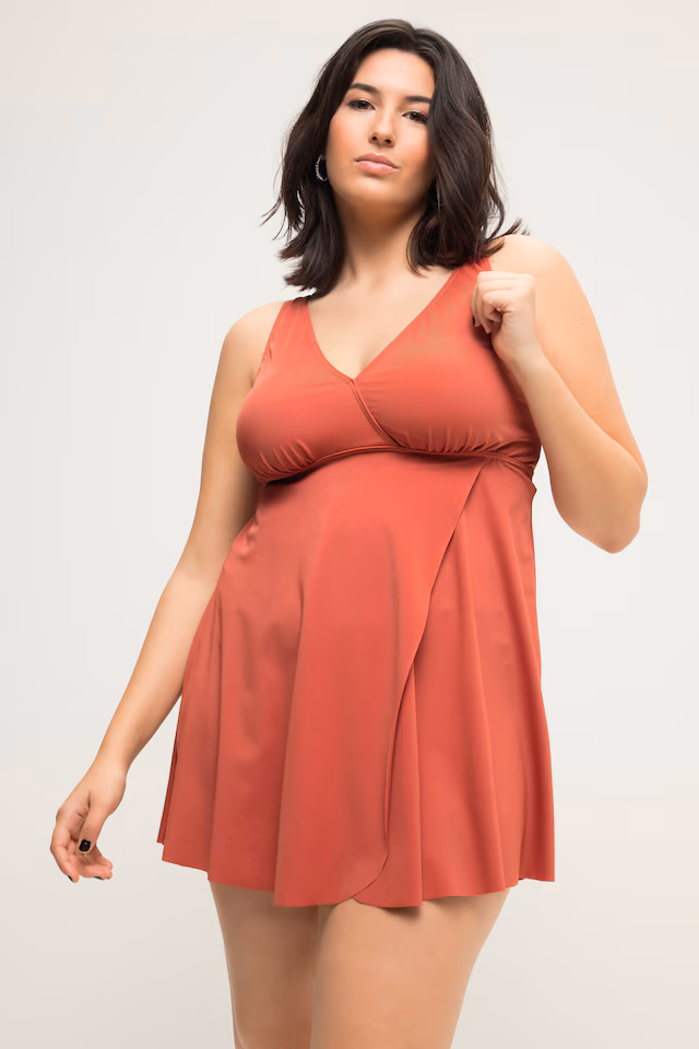 Wrap Look Tankini Top