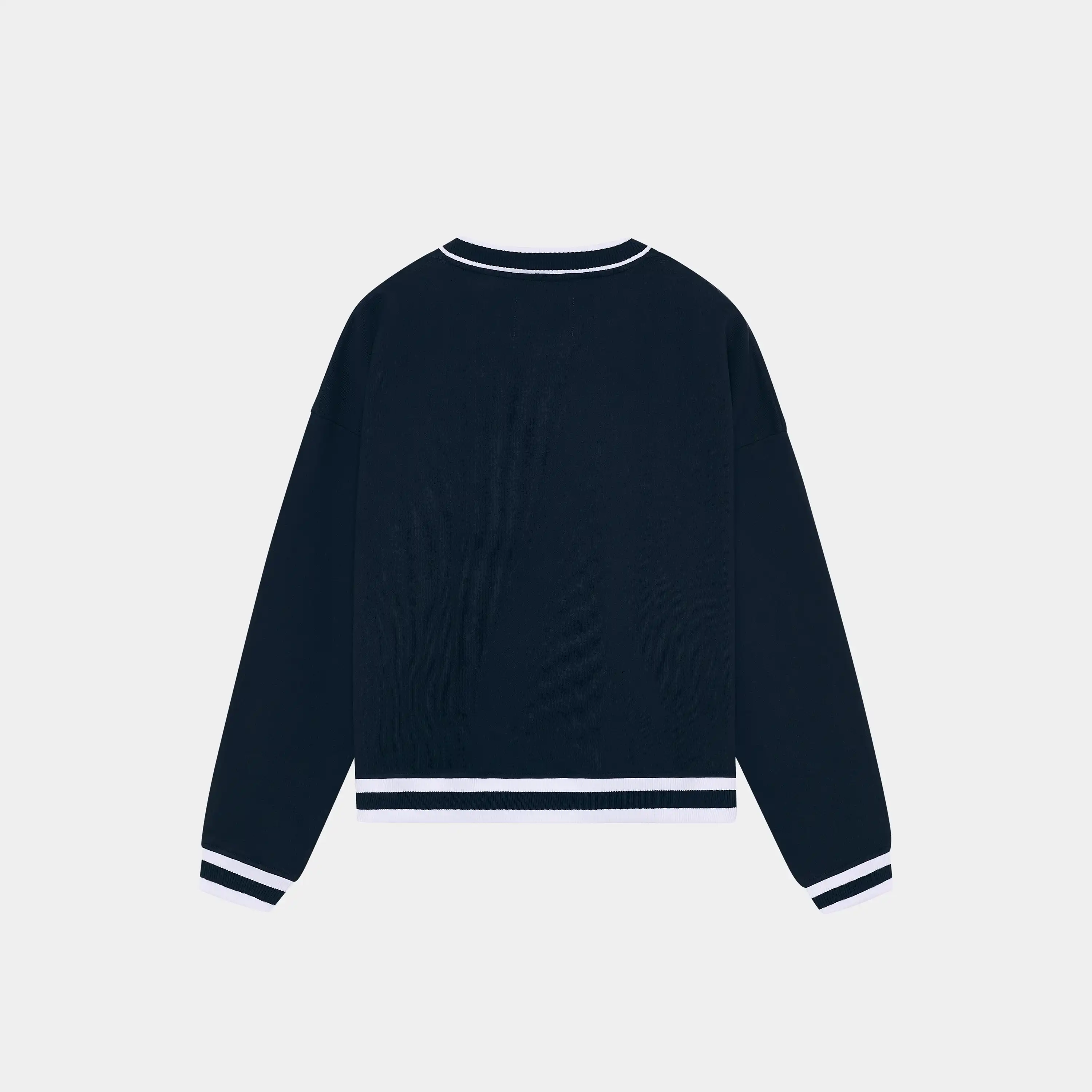 Academy Navy Oversized Crewneck