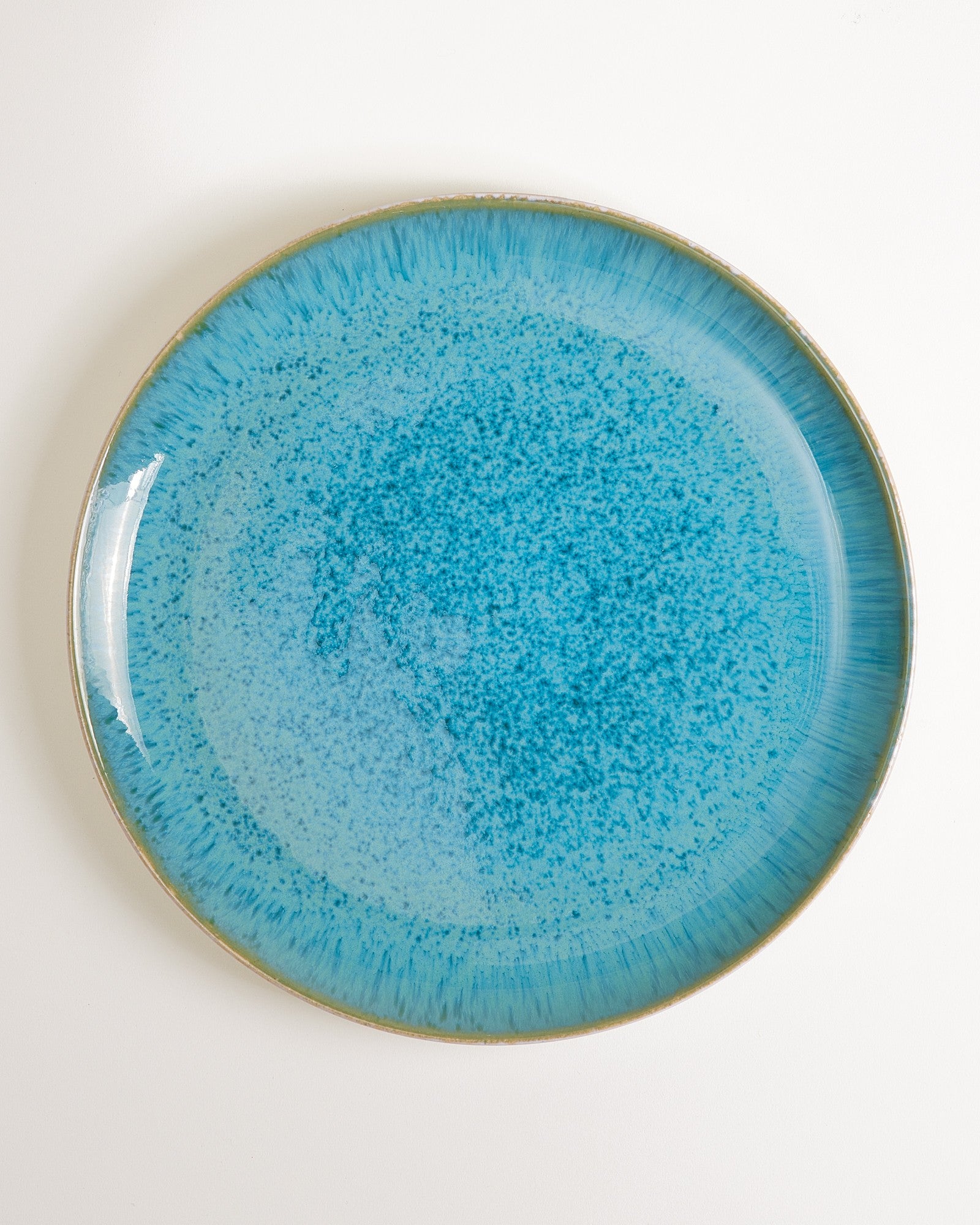 AREIA - LARGE PLATE CLASSIC AQUA