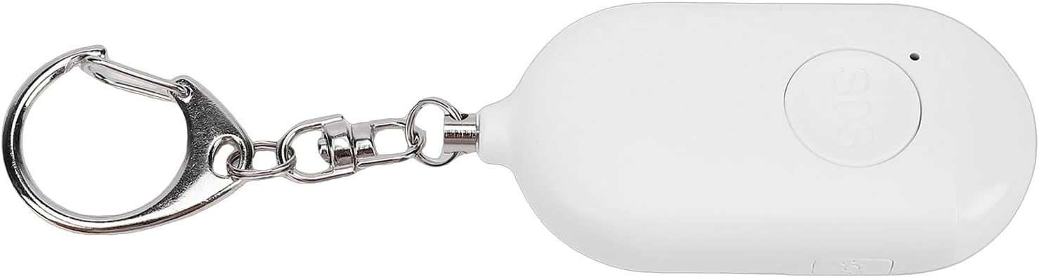 Zopsc Personal Safety Alarm, 130dB Siren Keychain with LED Flashlight, Rechargeable IP44 Alarm for Women, Emergency Alert Device for Walking Jogging