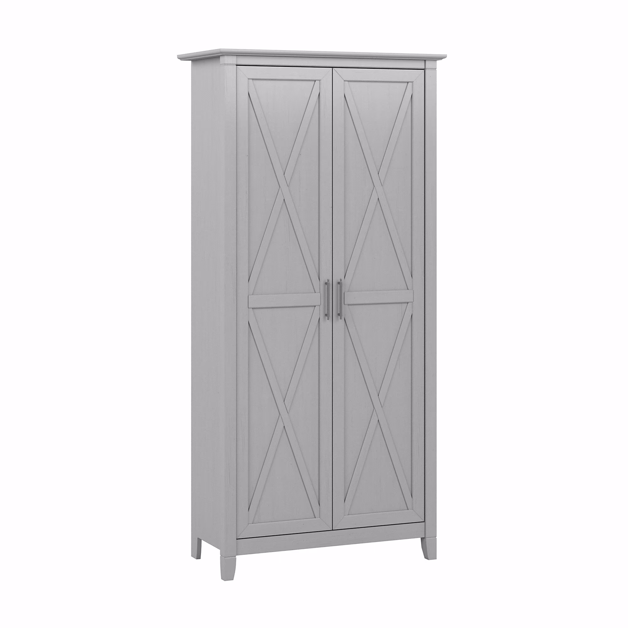 Key West Tall Bathroom Storage Cabinet with Doors, Bing Cherry(Bing Cherry) - Image 3