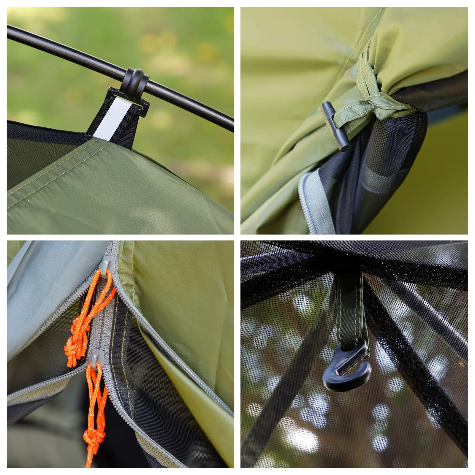 Upgraded Backpacking Tents 1 Person Easy Clip Setup Camping Tent Adults Scouts Heavy Rainproof Compact Lightweight, Single-Size - Image 3