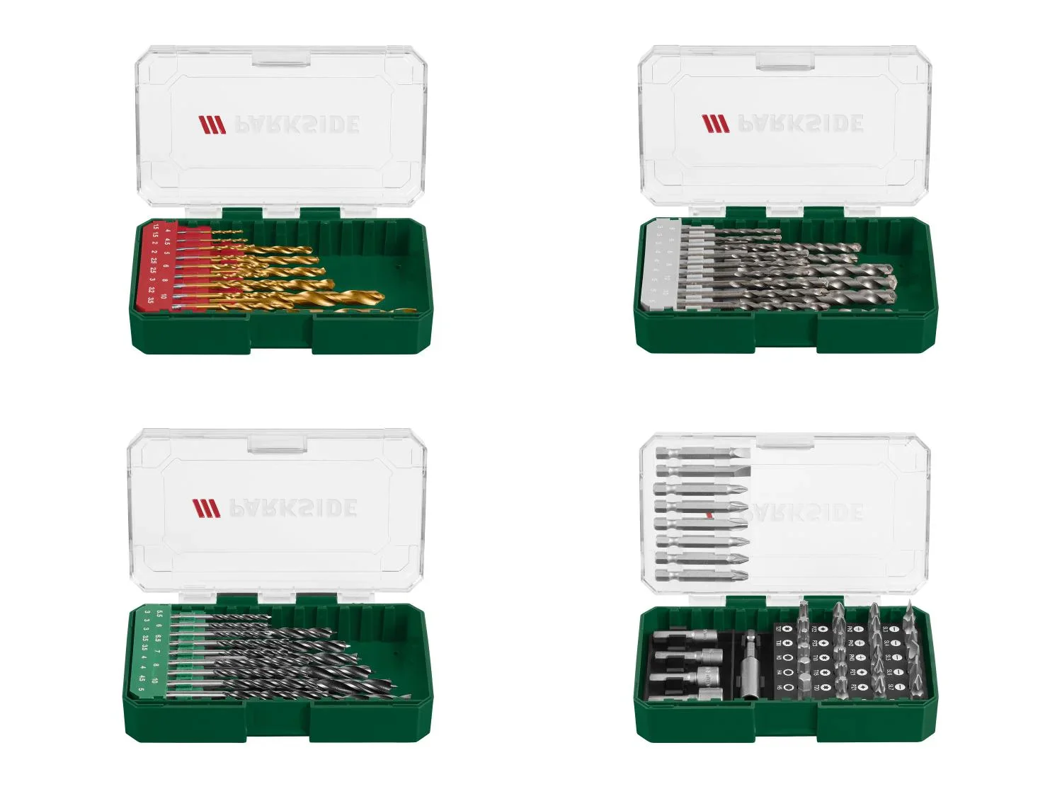 PARKSIDE Set de forets, embouts ou mches PBB 4 A1
