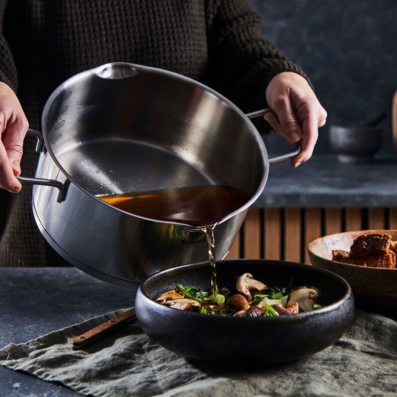 Nordica grytesett 6 deler 1,7 L, 2,7L,4,8L rustfritt stål