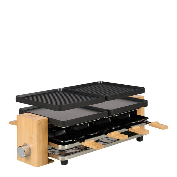 Raclette 162918 1300W nonstick bambus