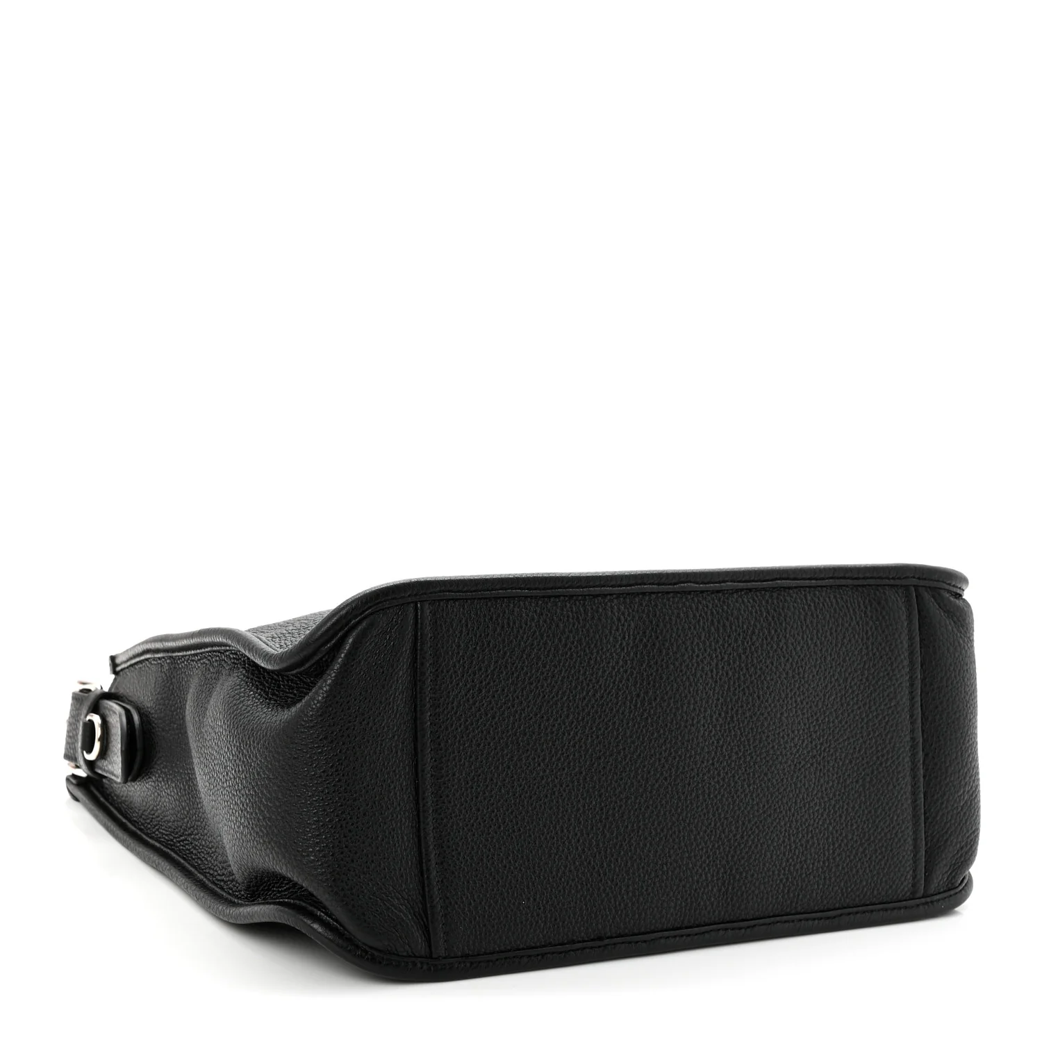 Vitello Daino Soft Hobo Messenger Bag Black