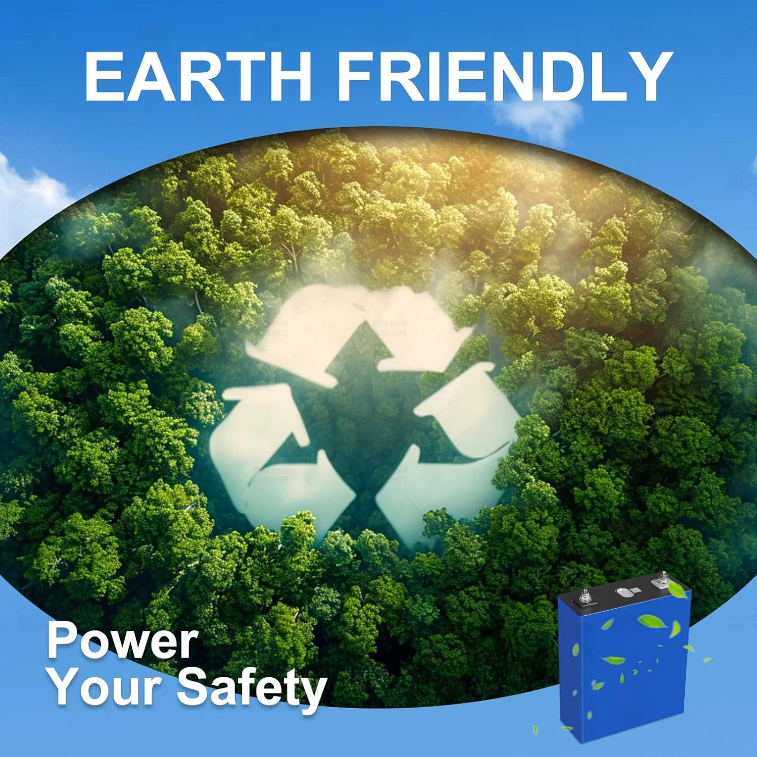 280Ah 3.2V Battery 4 Pack LiFePO4 Grade A Deep Cycle Lithium Iron Phosphate Rechargeable with Nuts and Bus Bars,8000-10000Life Cycles��Replacement Batteries for Solar Systems, Cars, RVs(280Ah 3.2V 4 Pack) - Image 6