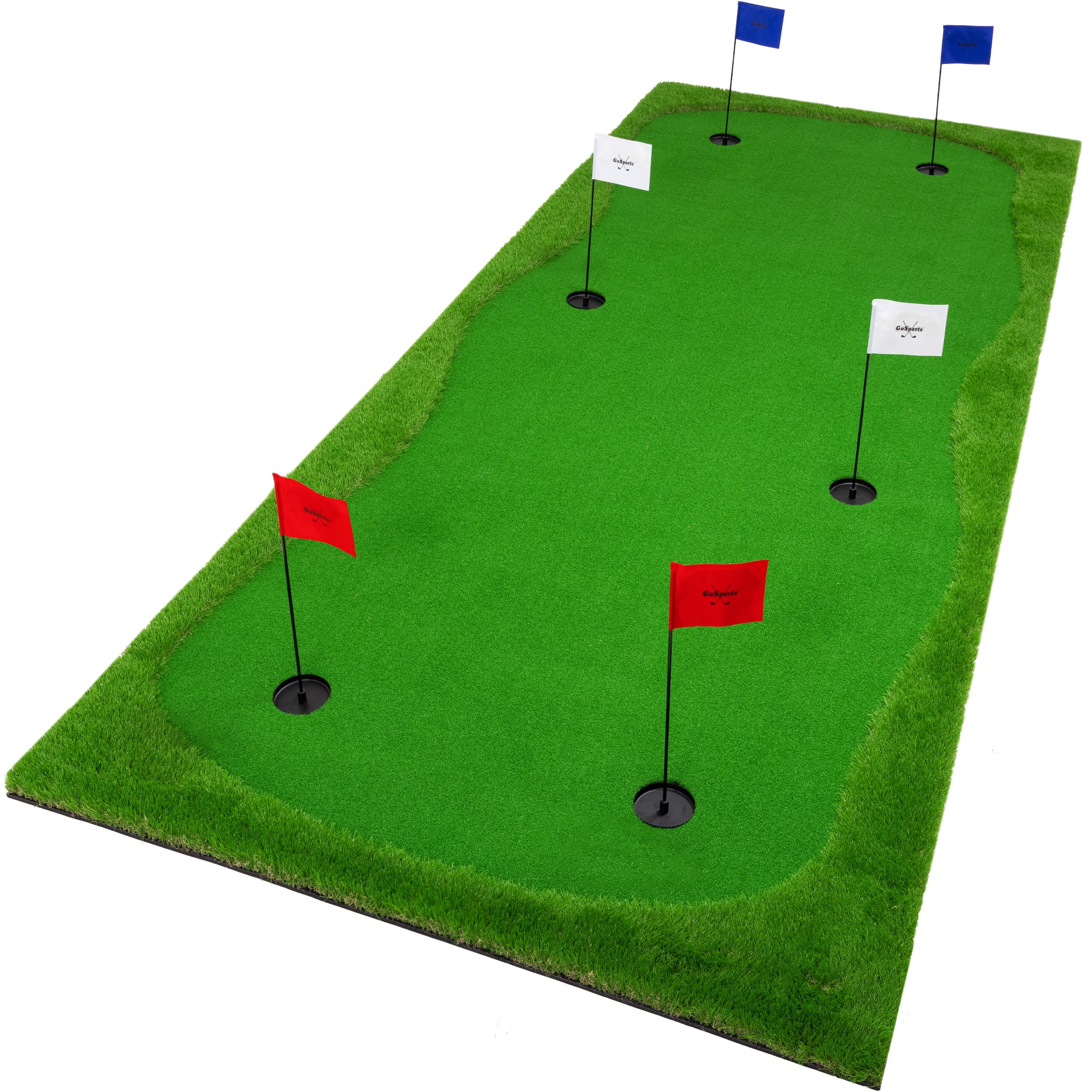 Green de putting GoSports 12'x5' pour l'entraînement au putting en intérieur et en extérieur