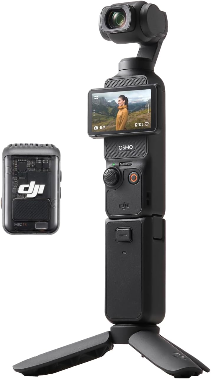 Caméra Osmo Pocket 3 Creator Combo pour vlogs 4K 120 ips