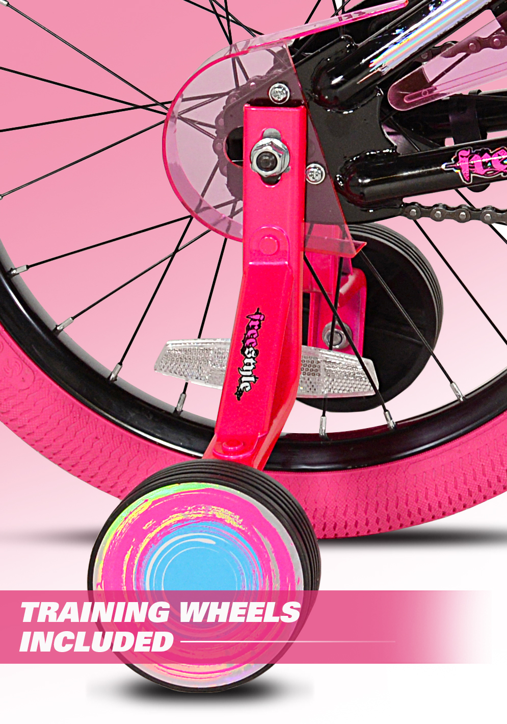 Bicycles 18 in Girl'S Sparkles Bicycle, Black and Pink