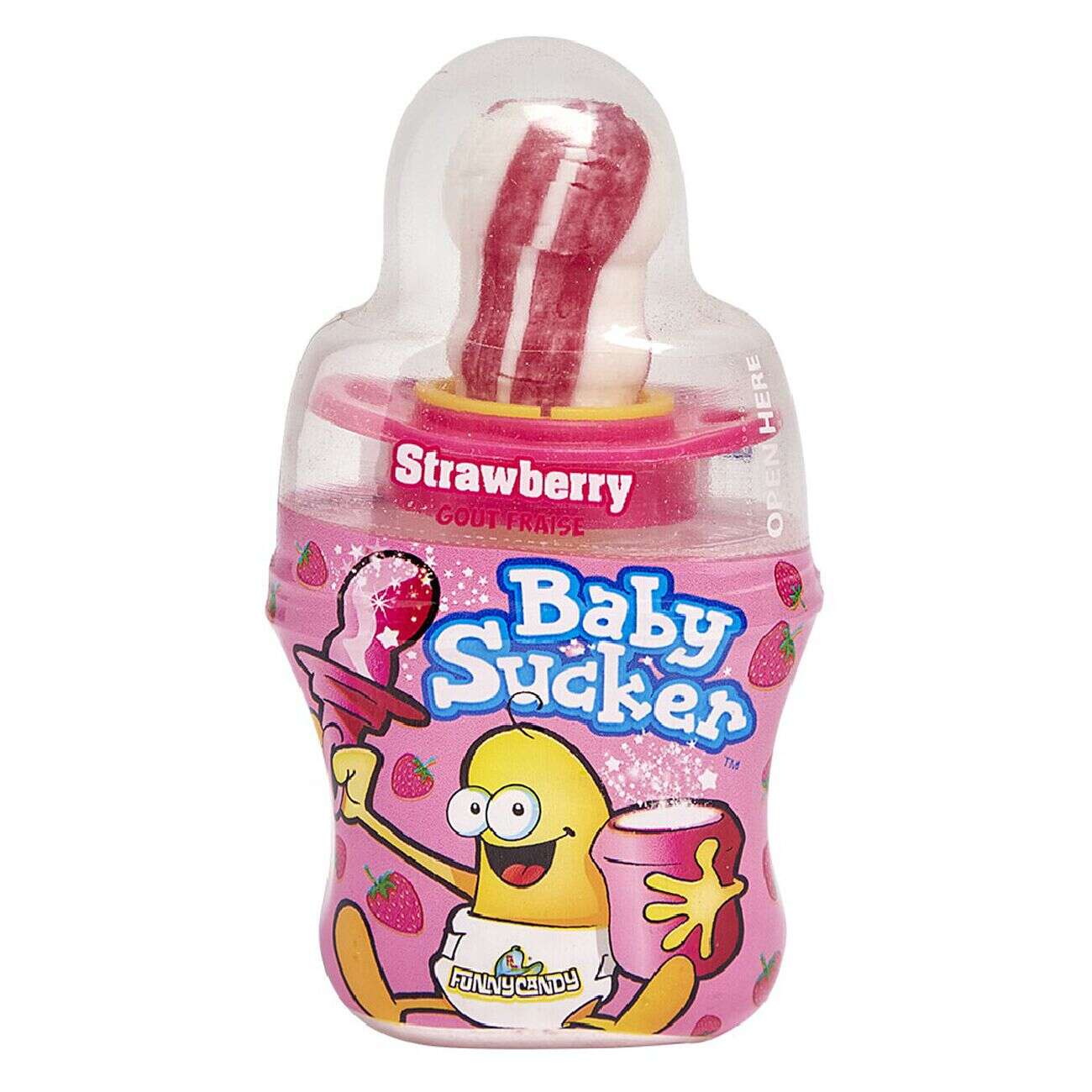 Sucette tétine avec poudre