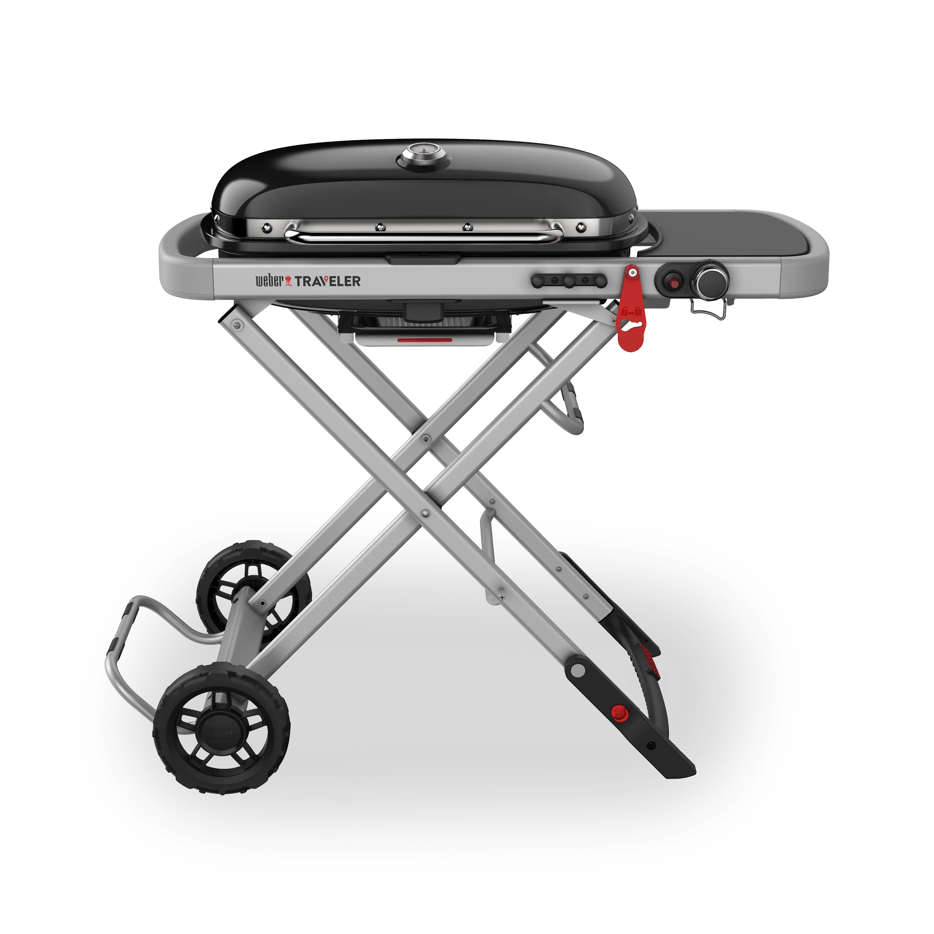 Traveler Portable Propane Gas Grill, Black
