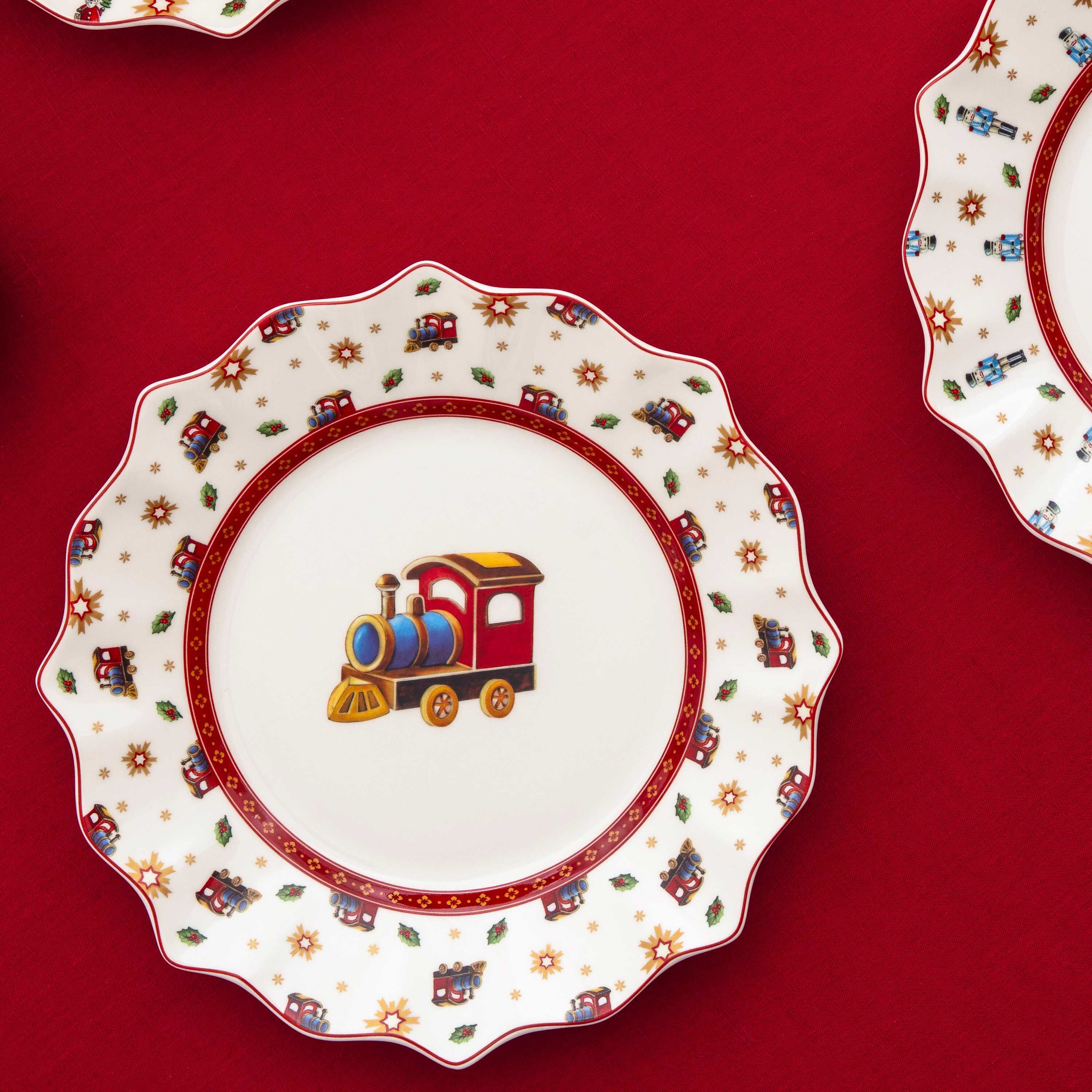 Toy's Delight Dinnerware set - Multi-colored, Premium Porcelain