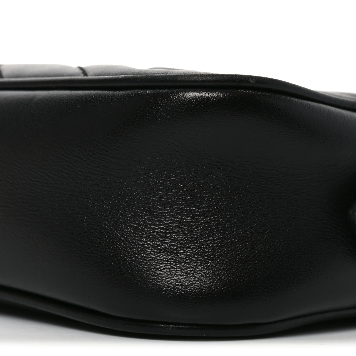 Calfskin Matelasse Mini GG Marmont Chain Shoulder Bag Black