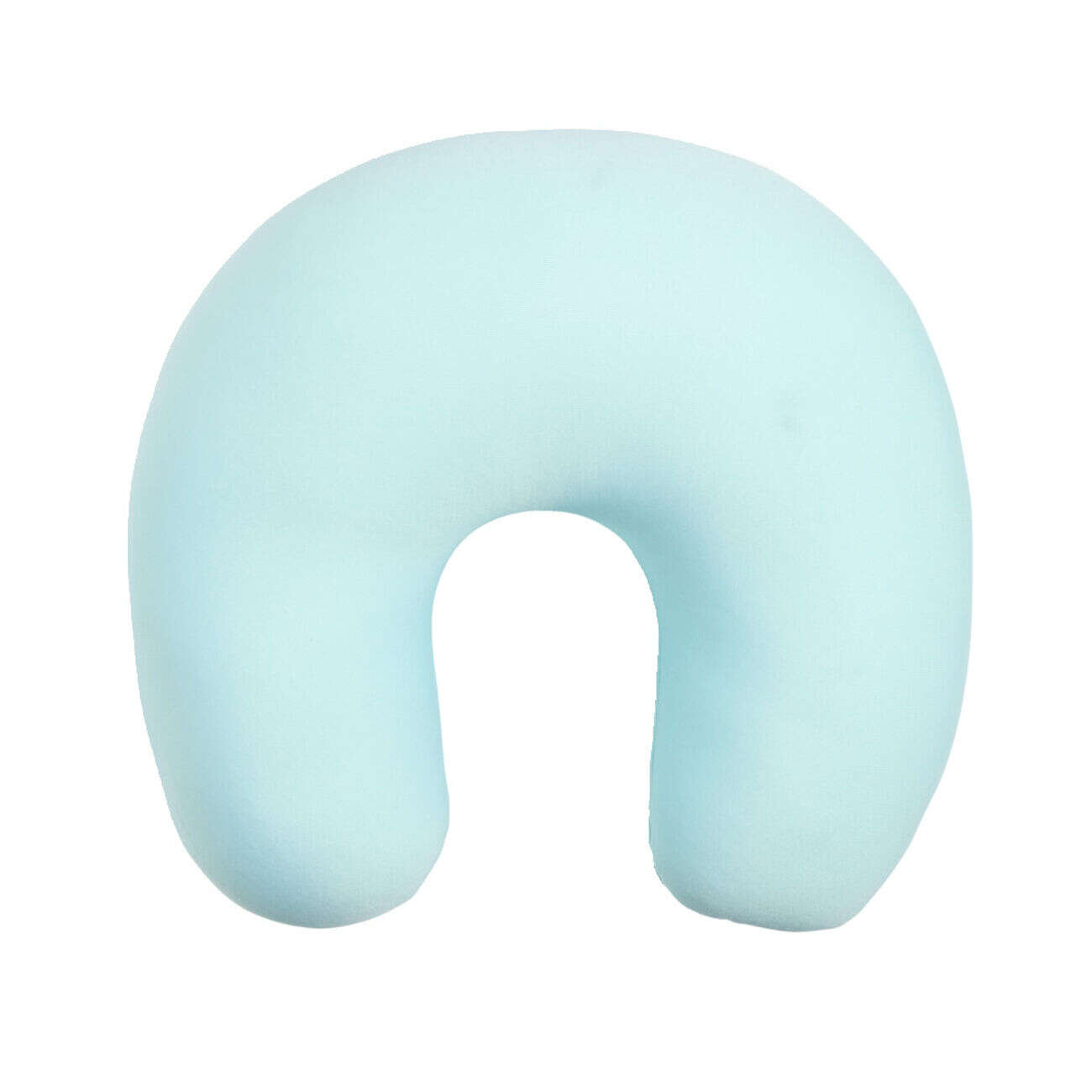 Coussin de voyage bleu ciel microbille