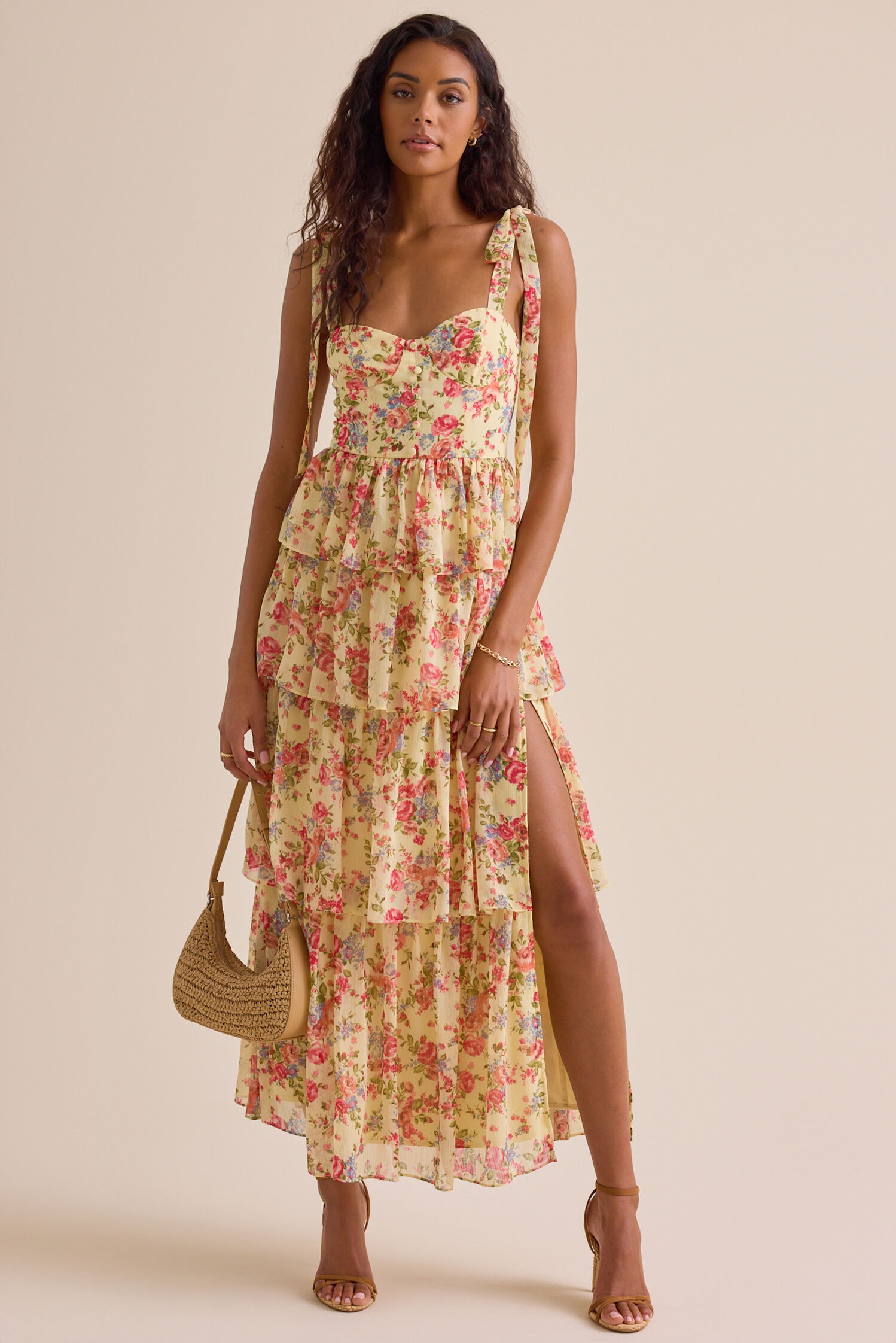 Vivian Floral Maxi Dress