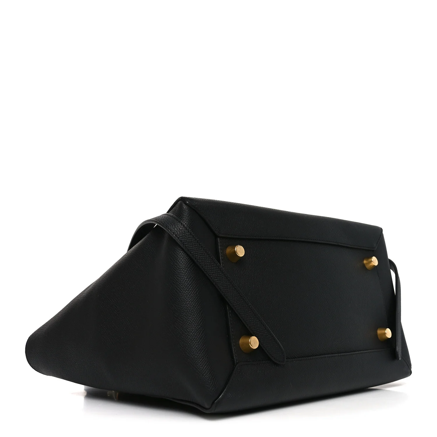 Grained Calfskin Mini Belt Bag Black