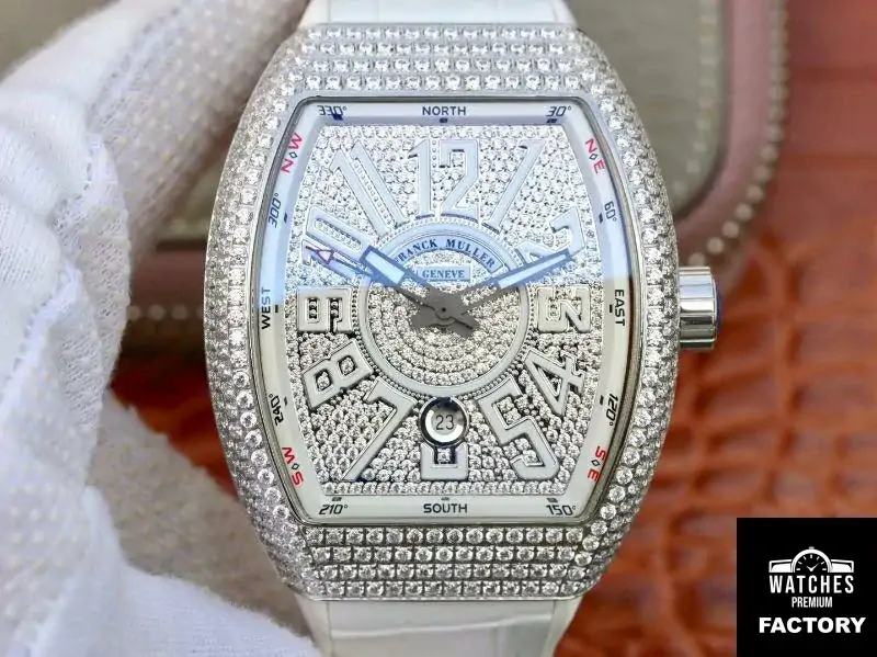 Franck Muller Vanguard V45.SC.DT.D.NBR.CD.5N.NR Diamond Dial