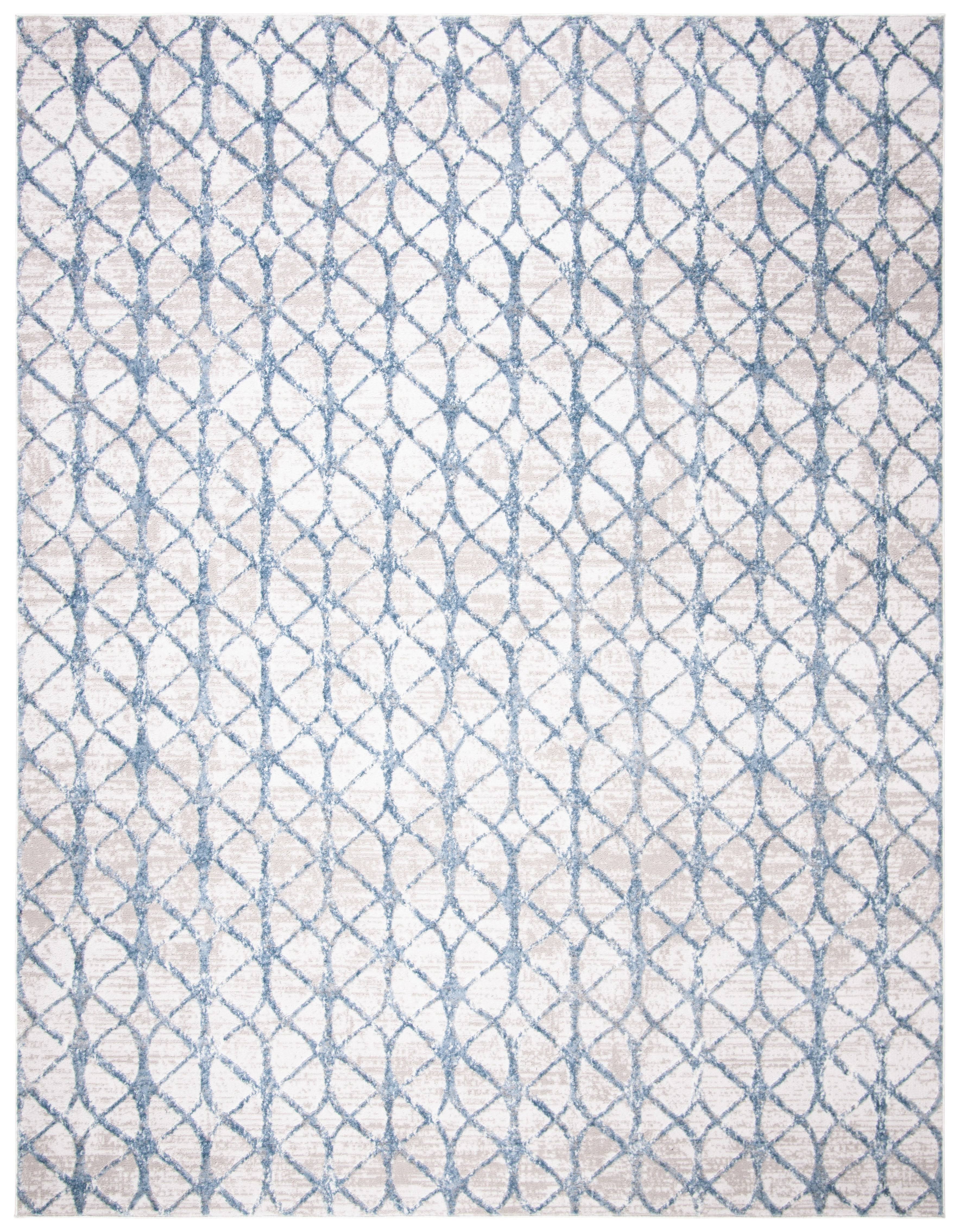 Safavieh Amelia Floella Geometric Area Rug, Grey/Blue, 9' Square