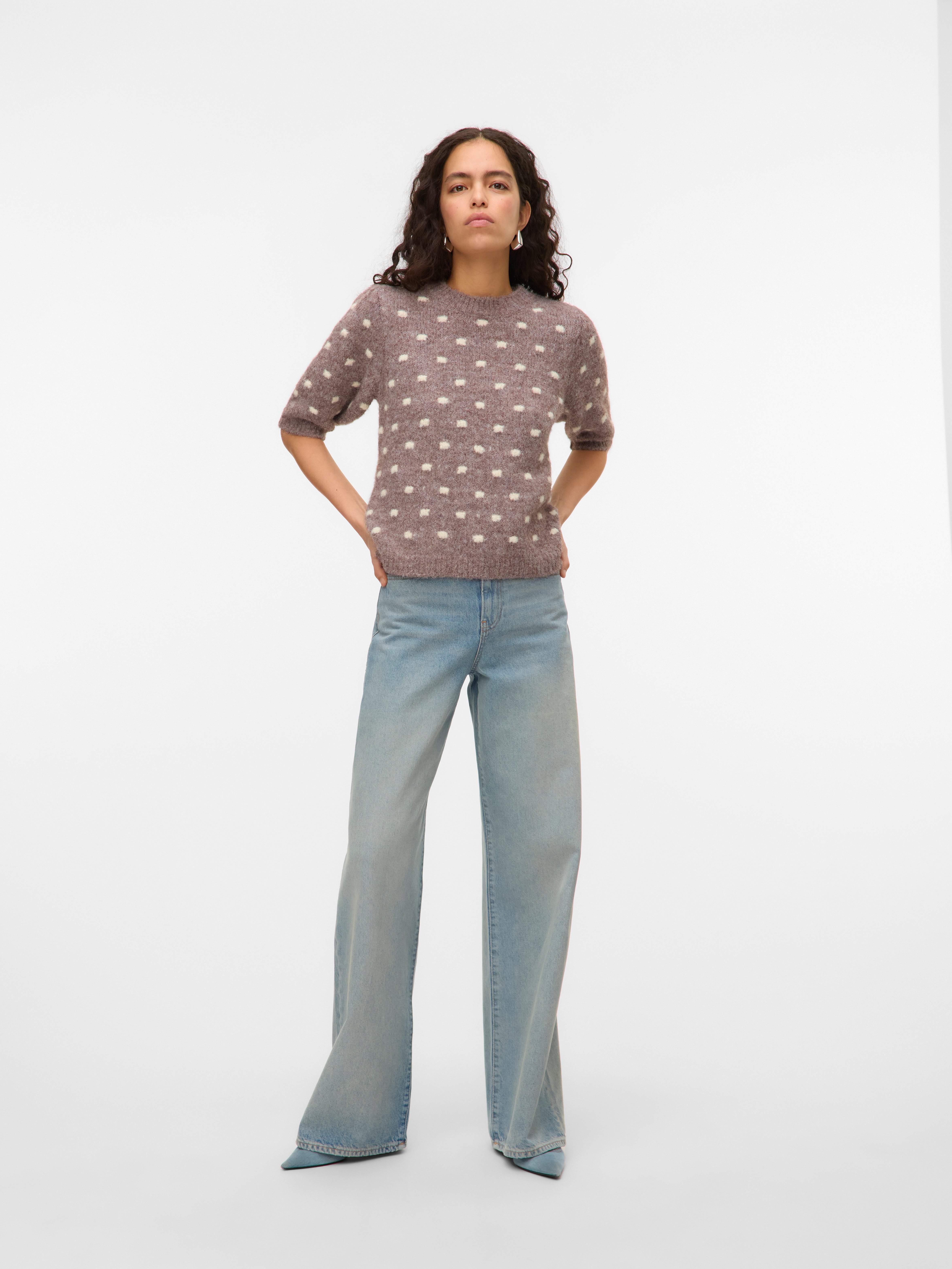 VERO MODA® VMNOVAHDOTTY Knitted pullover