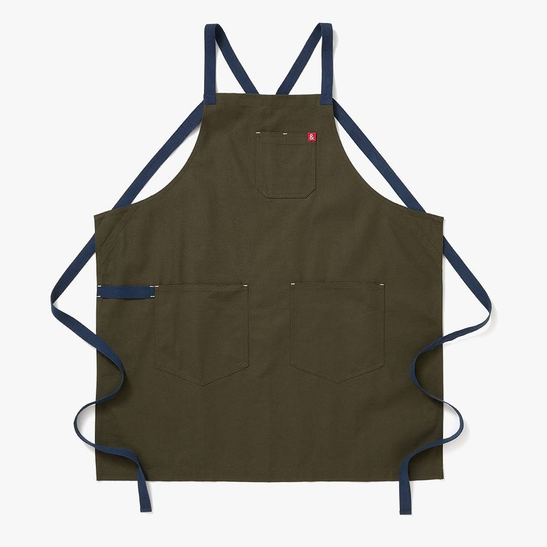 All Day Crossback Apron Moss - Unleash Your Inner Chef | Hedley & Bennett | Crossback Apron | Hedley & Bennett