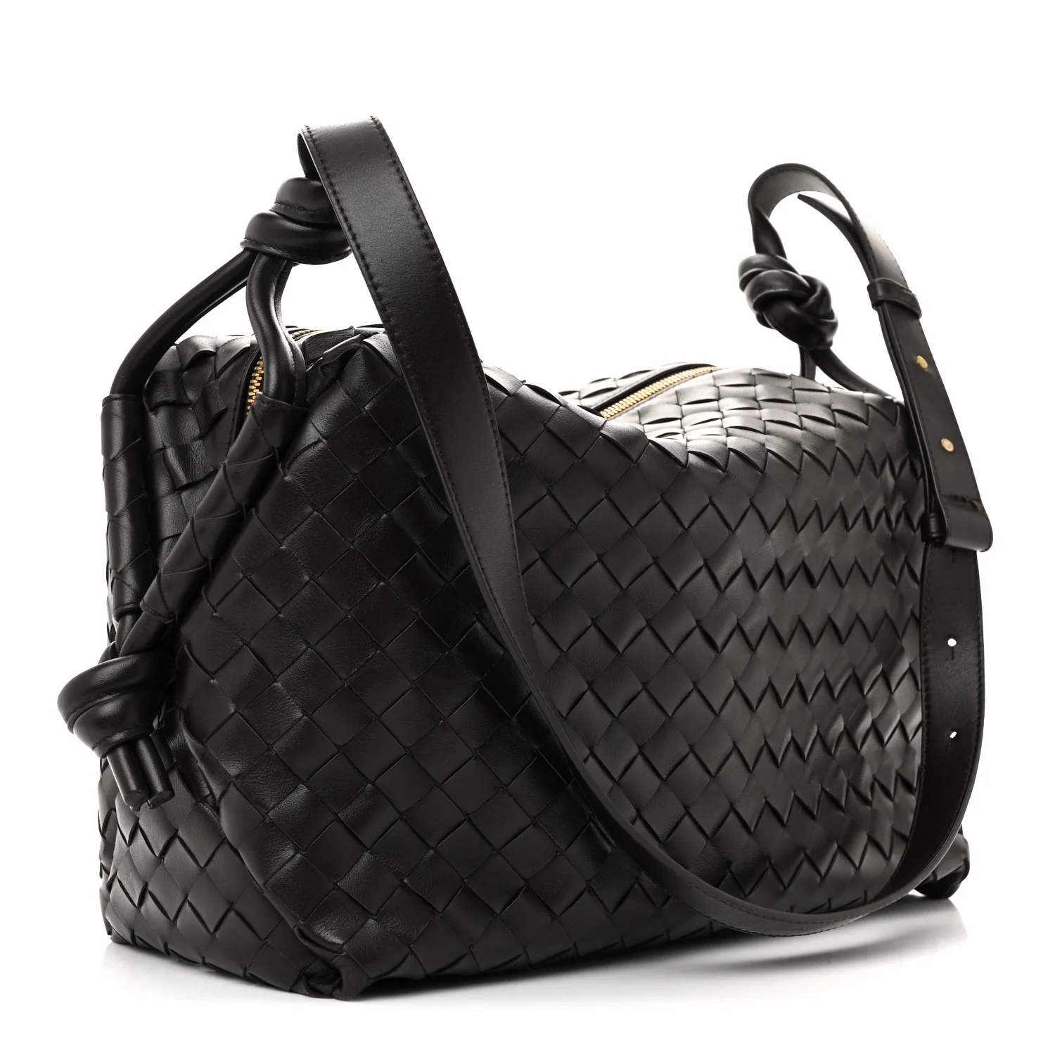Nappa Intrecciato Medium Loop Weekender Bag Fondant