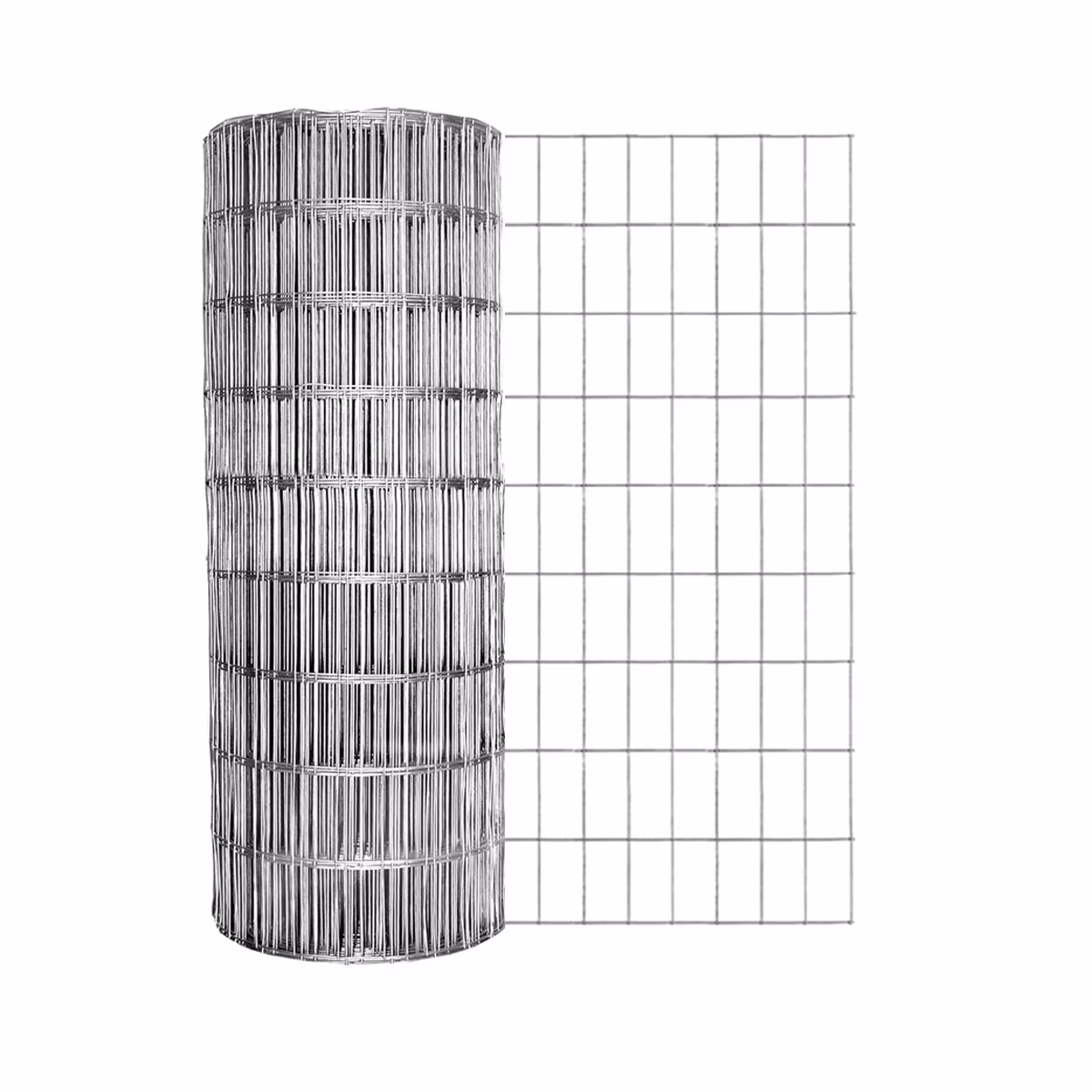 Garden Craft 36in H x 50ft L Galvanized Steel Gray Welded Wire Fence, Rolled Wire Fence