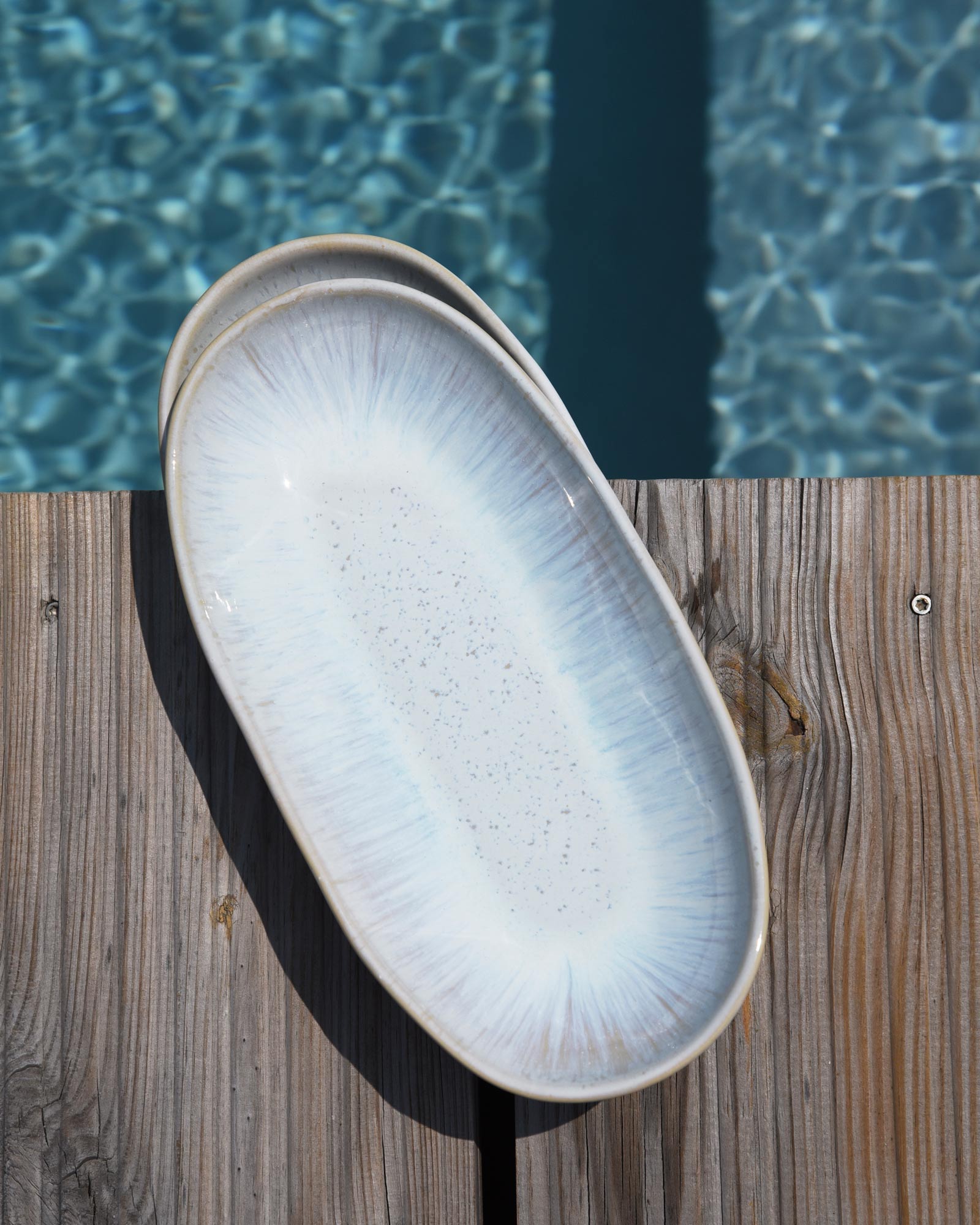AREIA - SERVING PLATTER M AZURE