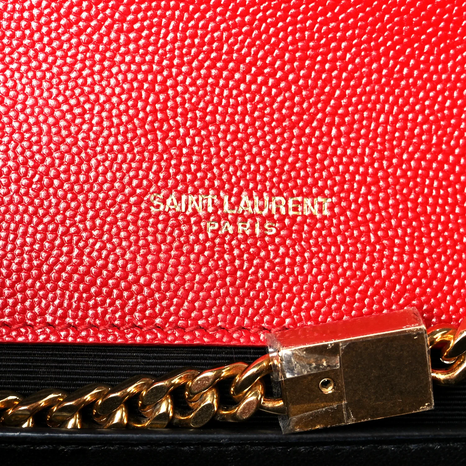 Grain De Poudre Medium Monogram Kate Satchel Red