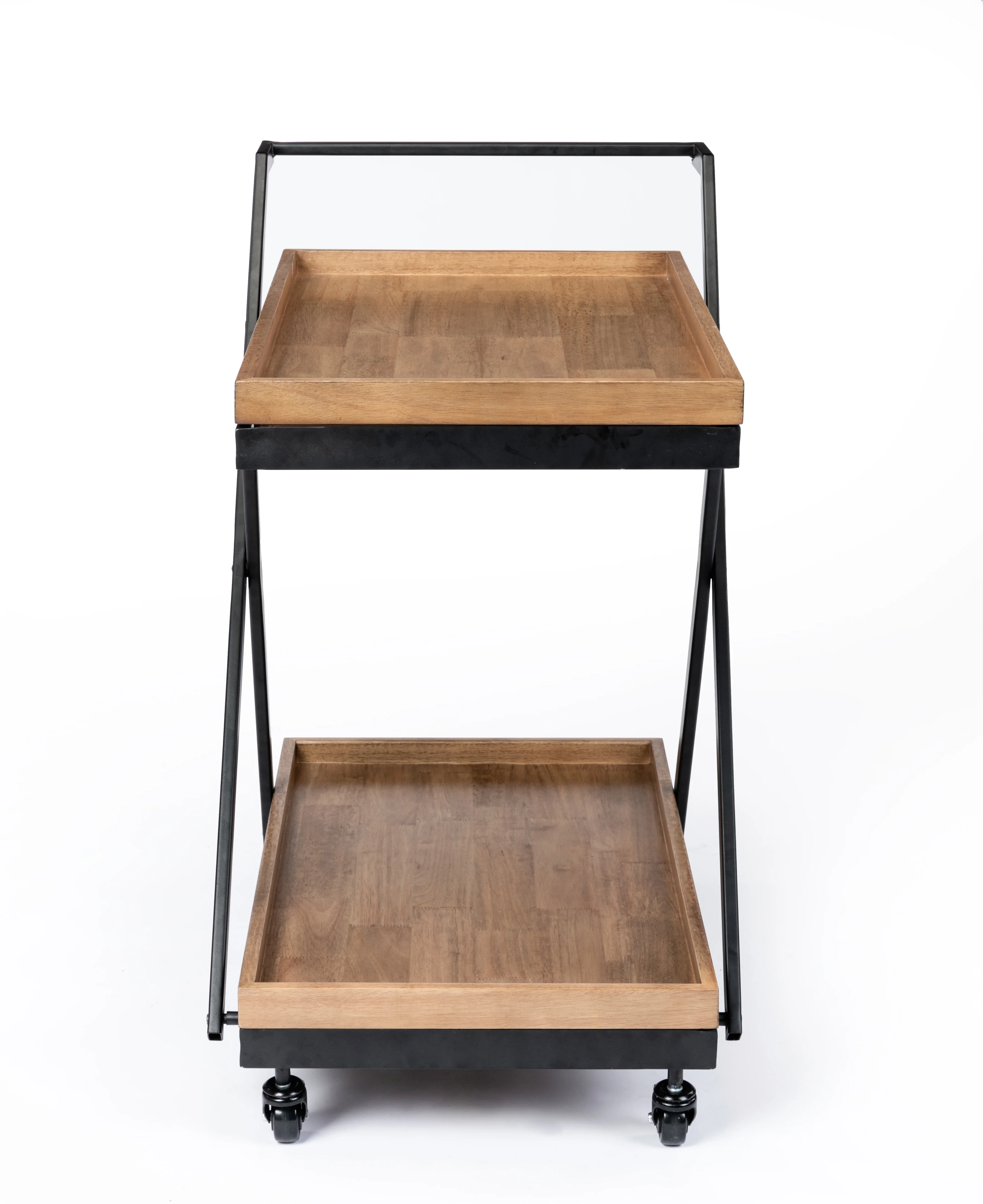 Better Homes & Gardens Entertainment Cart, Wood and Black