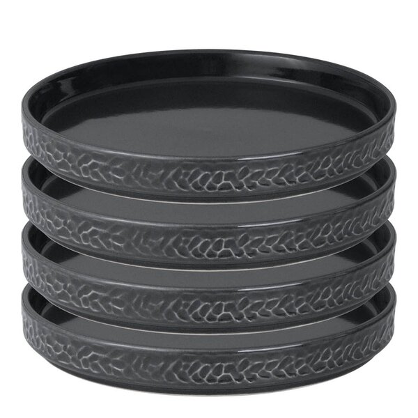 Servisen C tallerken 17,2 cm 4 stk antrasitt