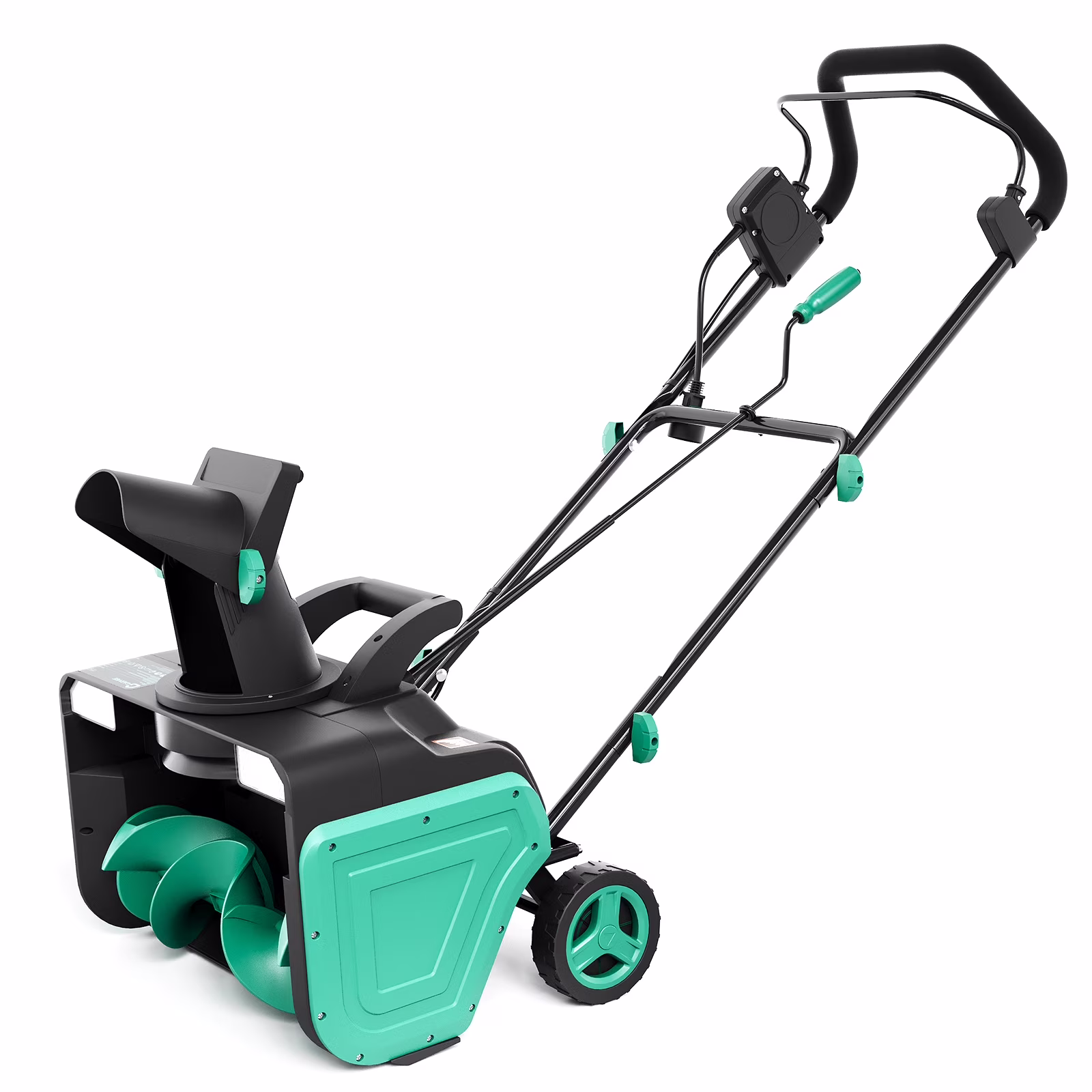 Corded Electric Snow Blower, Electric Snow Thrower 2200W Motor with 33,000 RPM, 20" Clearing Path, 25ft Throwing Distance with Nylon Auger, Dual LED Lights for Enhanced Visibility(20")