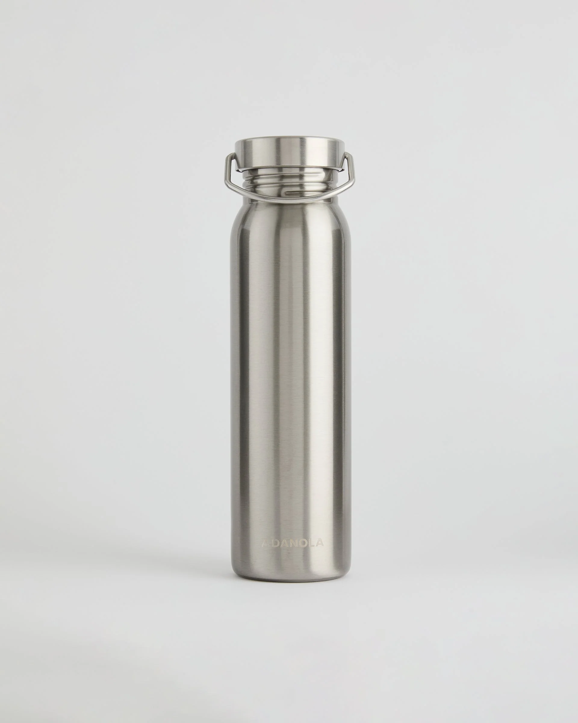 Stainless Steel 750ml Water Bottle - Silver