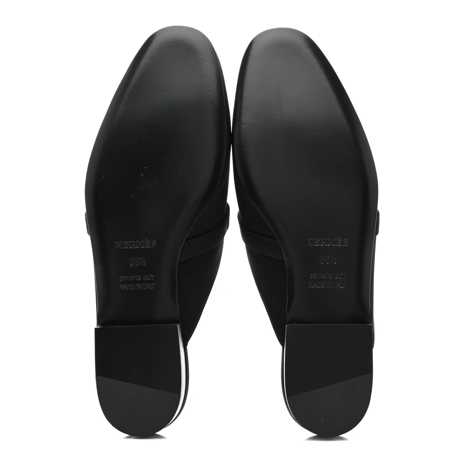 Satin Oz Mules 36.5 Black
