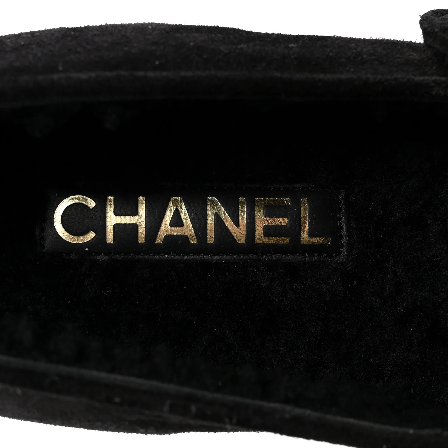 Suede Cap Toe CC Mary Jane Flats 37 Black