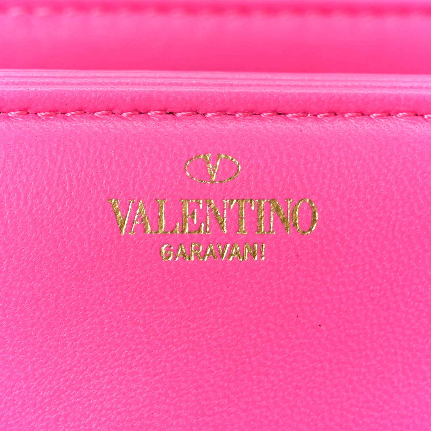 Nappa Monochrome One Stud Chain Clutch Pink PP